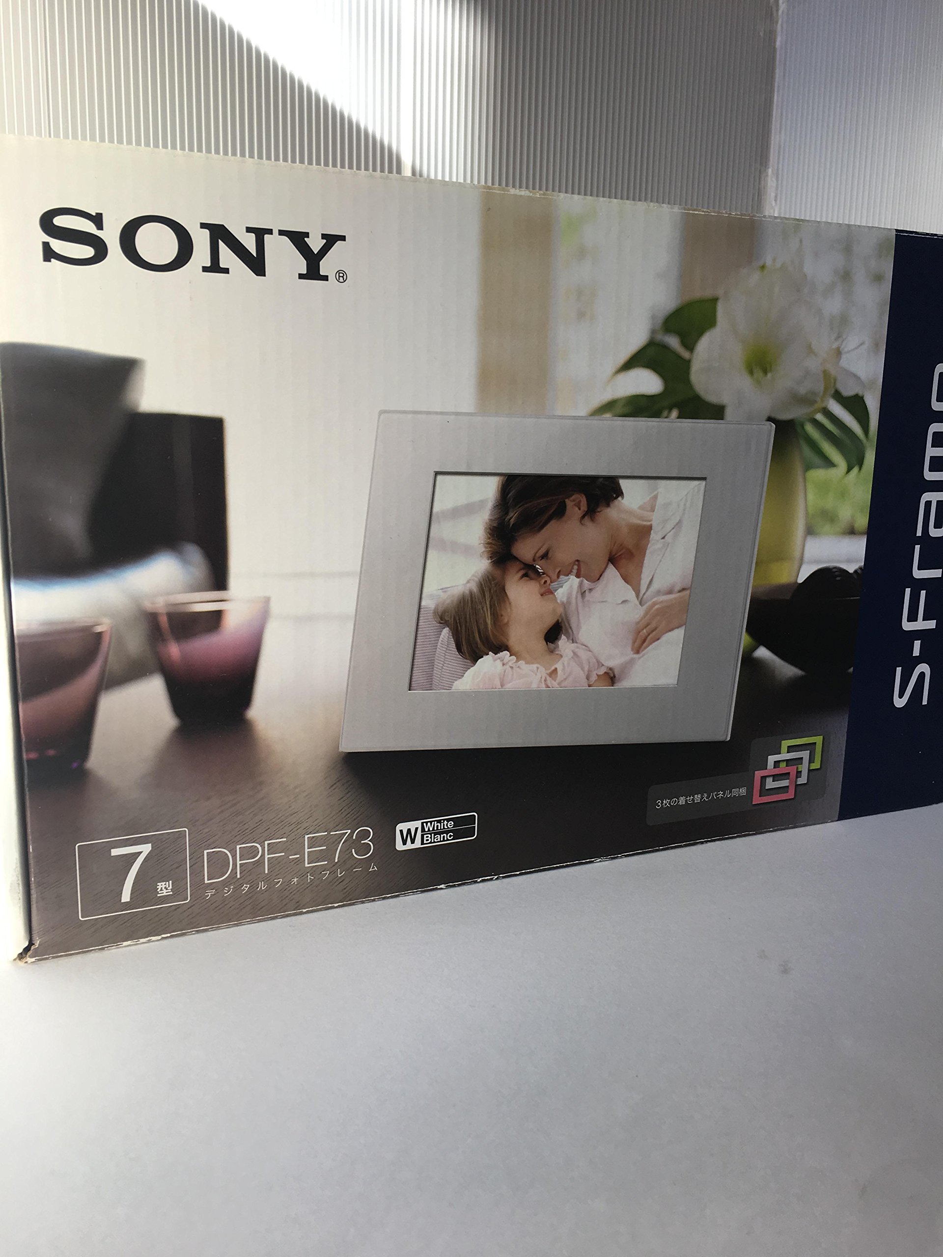 【中古】【非常に良い】SONY デジタルフォトフレーム S-Frame E73 7.0型 内蔵メモリー128MB ホワイト DPF-E73/W