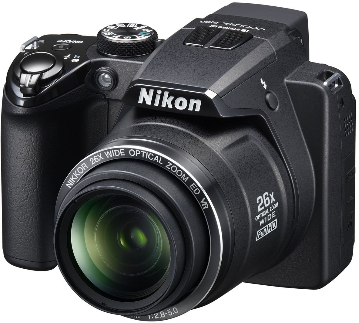 【中古】【非常に良い】Nikon デジタルカメラ COOLPIX (クールピクス) P100 ブラック P100