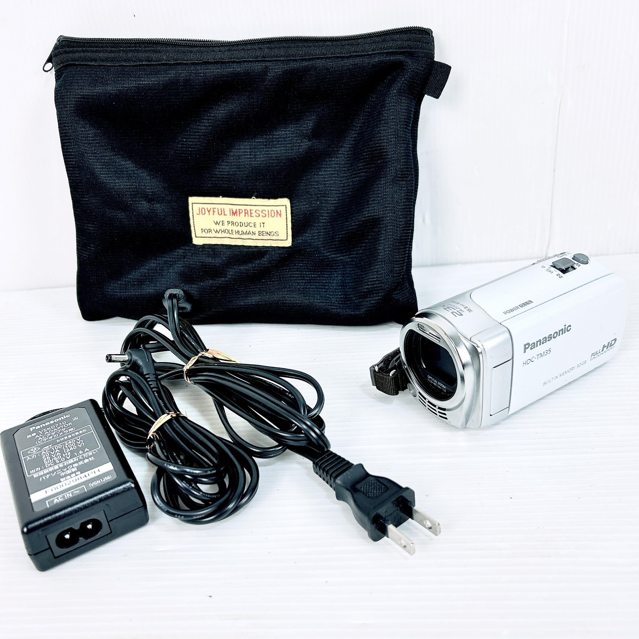 【中古】【非常に良い】パナソニック デジタルハイビジョンビデオカメラ ホワイト HDC-TM35-W