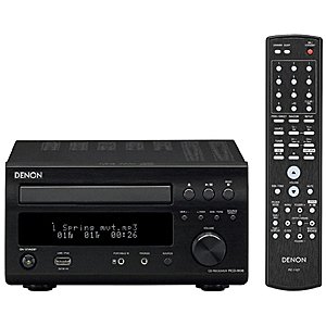 【中古】【非常に良い】Denon CDレシーバー iPod対応 ブラック RCD-M38-K