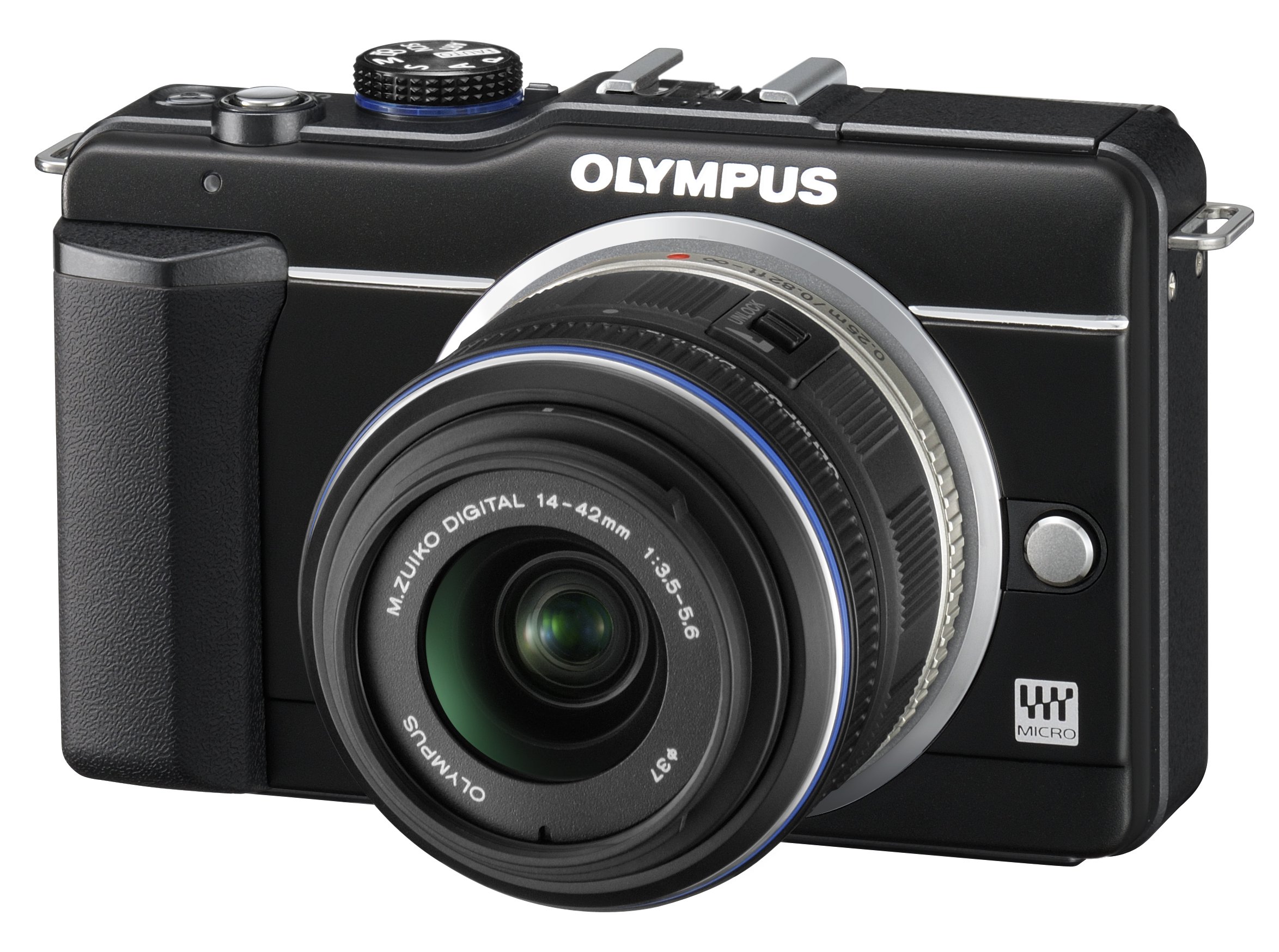 【中古】【非常に良い】OLYMPUS ミラーレス一眼 E-PL1s レンズキット ブラック E-PL1s LKIT BLK