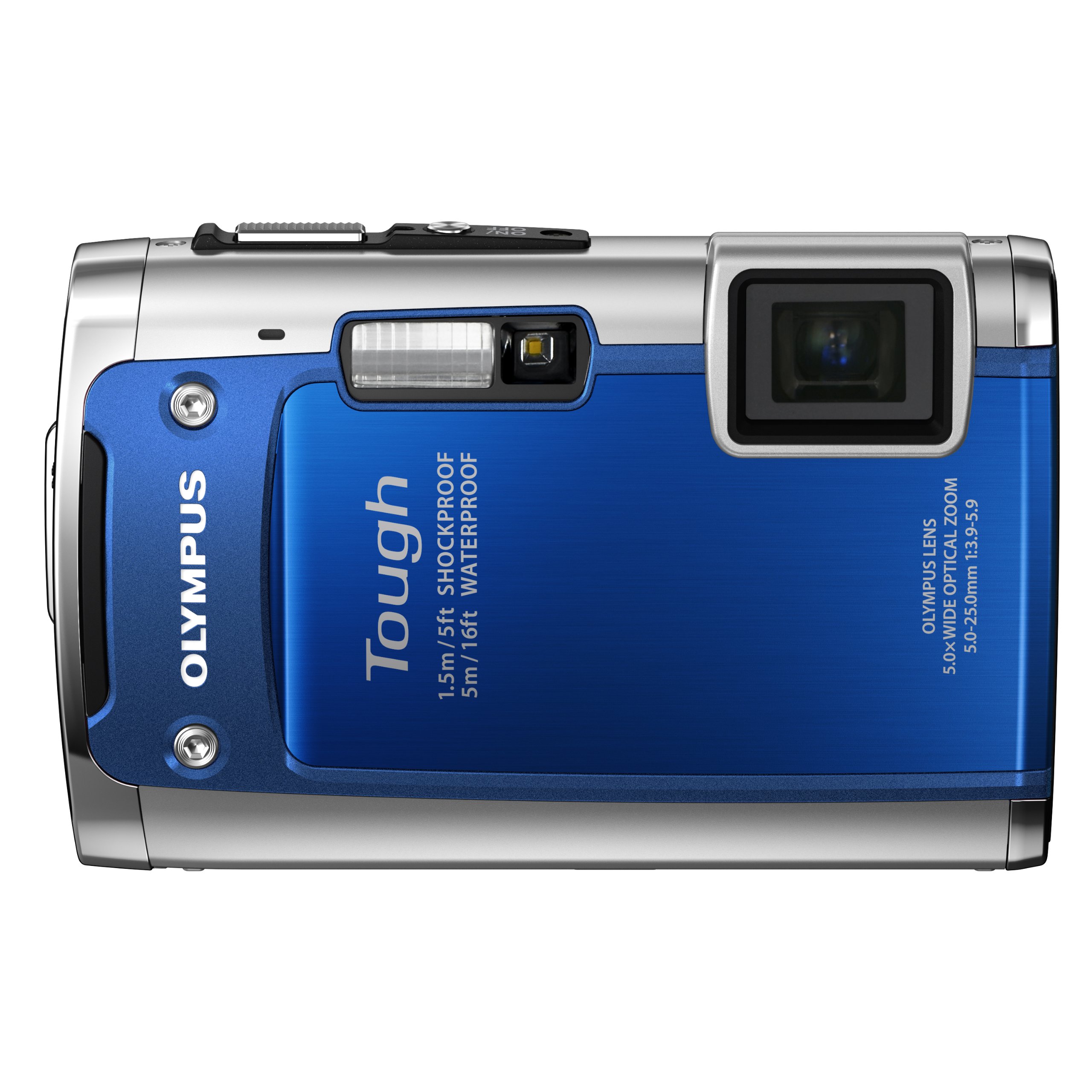 【中古】【非常に良い】OLYMPUS 防水デジタルカメラ TOUGH TG-610 ブルー 5m防水 1.5m耐落下衝撃 -10℃耐低温 1400万画素 3Dフォト機能 Eye-Fiカード対応 TG-610 BLU 55,086円