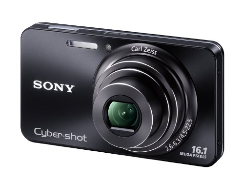 【中古】【非常に良い】SONY デジタルカメラ Cyber-Shot(サイバーショット) W570 1610万画素CCD 光学ｘ5 ブラック DSC-W570/B