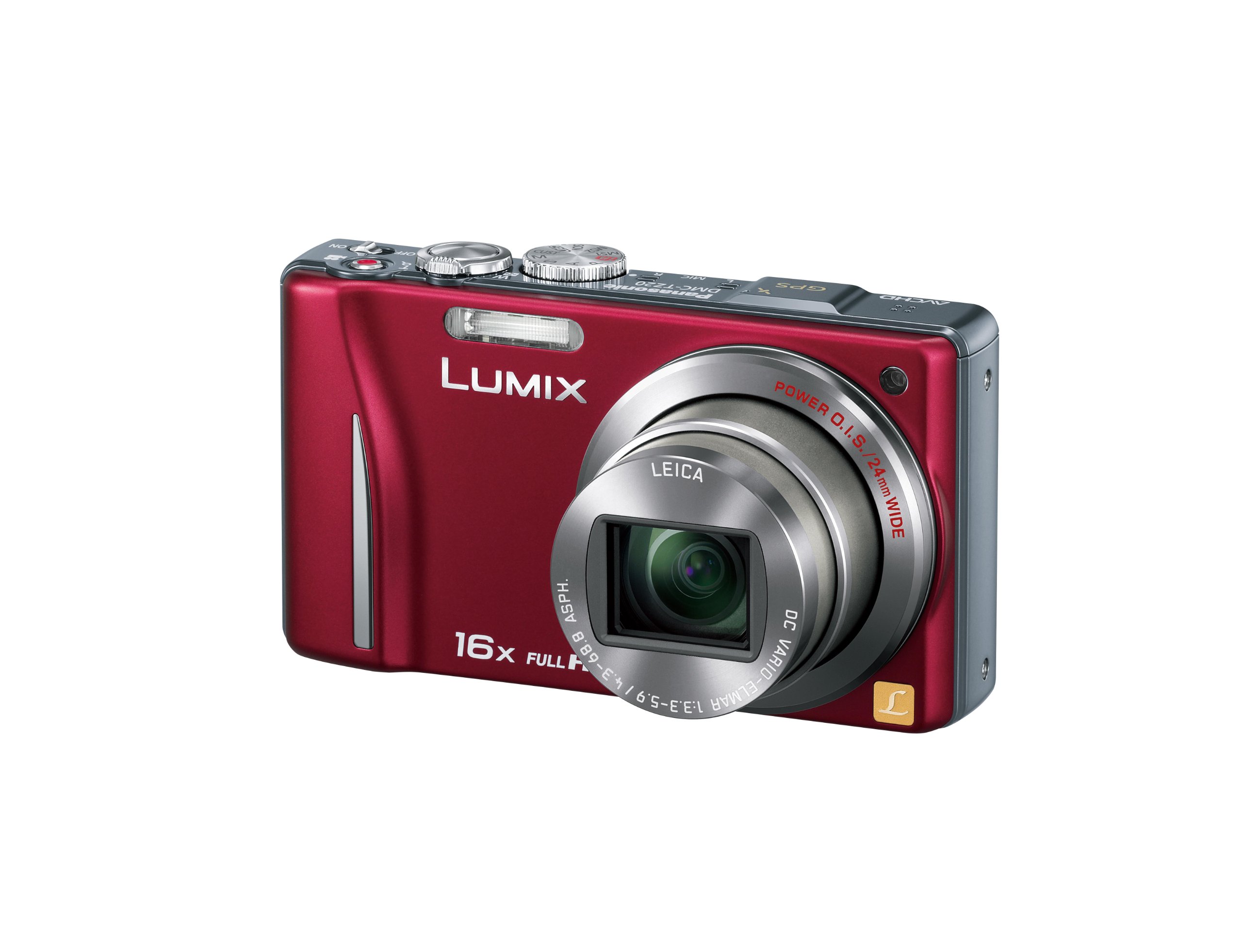 【中古】【非常に良い】パナソニック デジタルカメラ LUMIX TZ20 レッド DMC-TZ20-R|スカイマーケットプラス