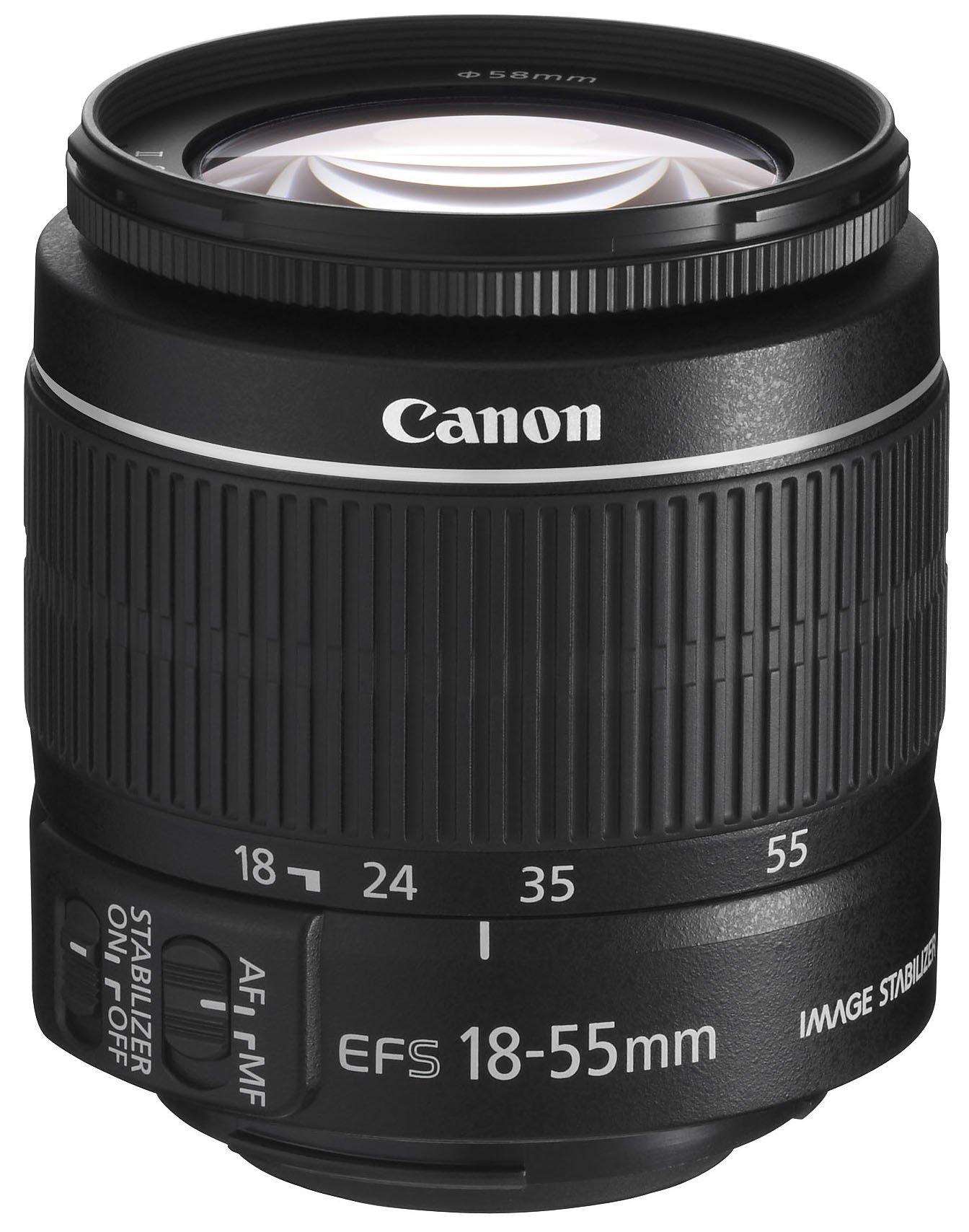【中古】【非常に良い】Canon 標準ズームレンズ EF-S18-55mm F3.5-.5.6 IS II APS-C対応