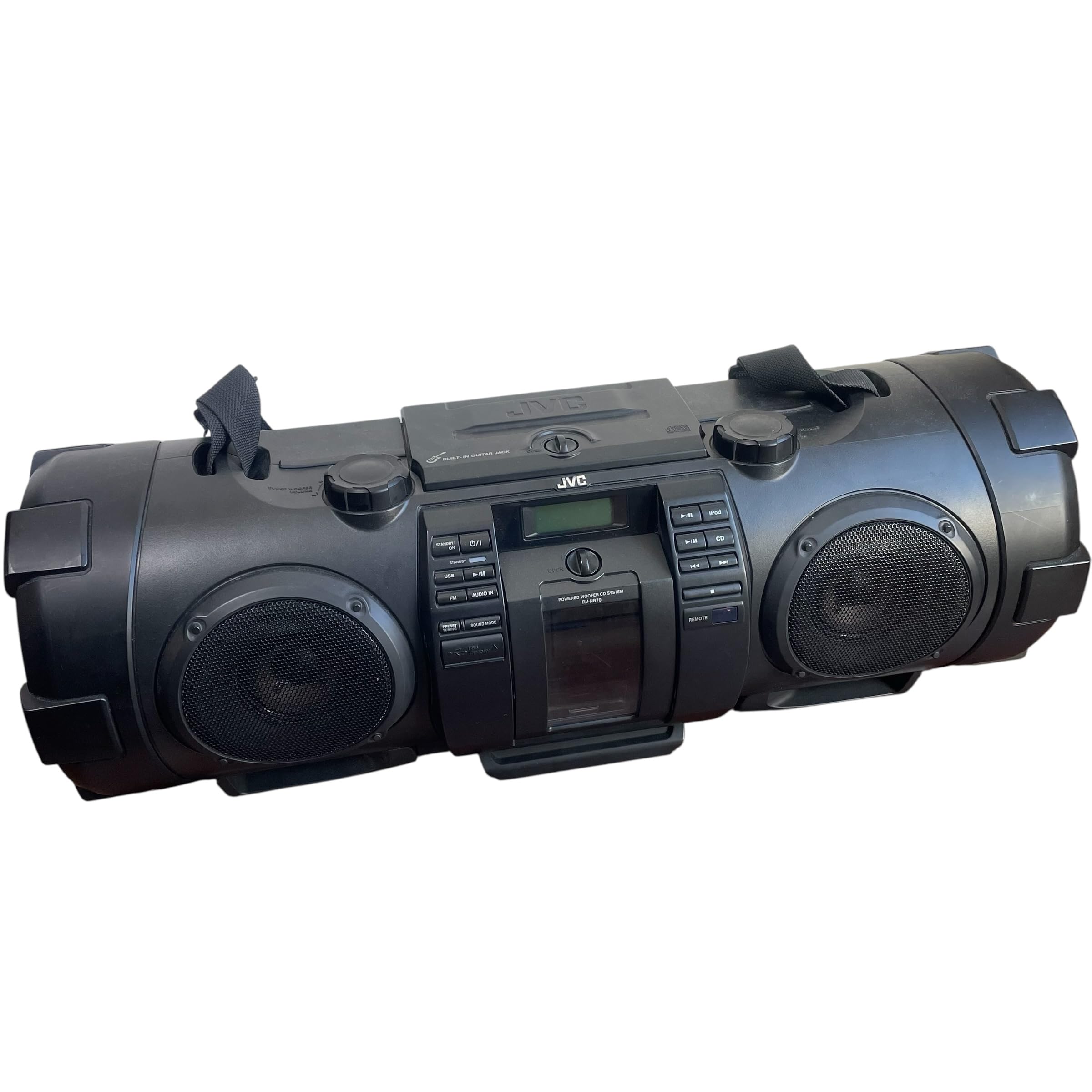 【中古】【人並み外れたに好いたらしい】JVCケンウッド JVC パワードウーハーCD取り合わせ 黒いこと RV-NB70-B