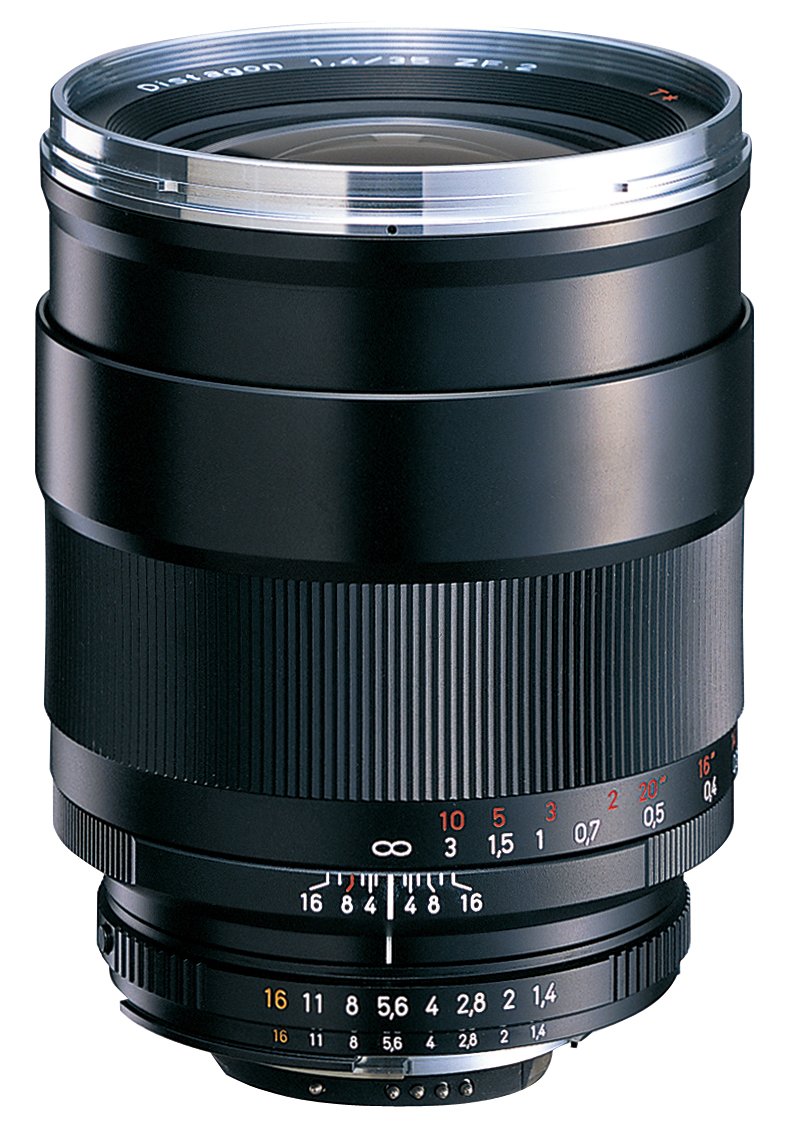 【中古】【非常に良い】Carl Zeiss Distagon T*1.4/35mm ZE ブラック シェード付 キヤノンEFマウント