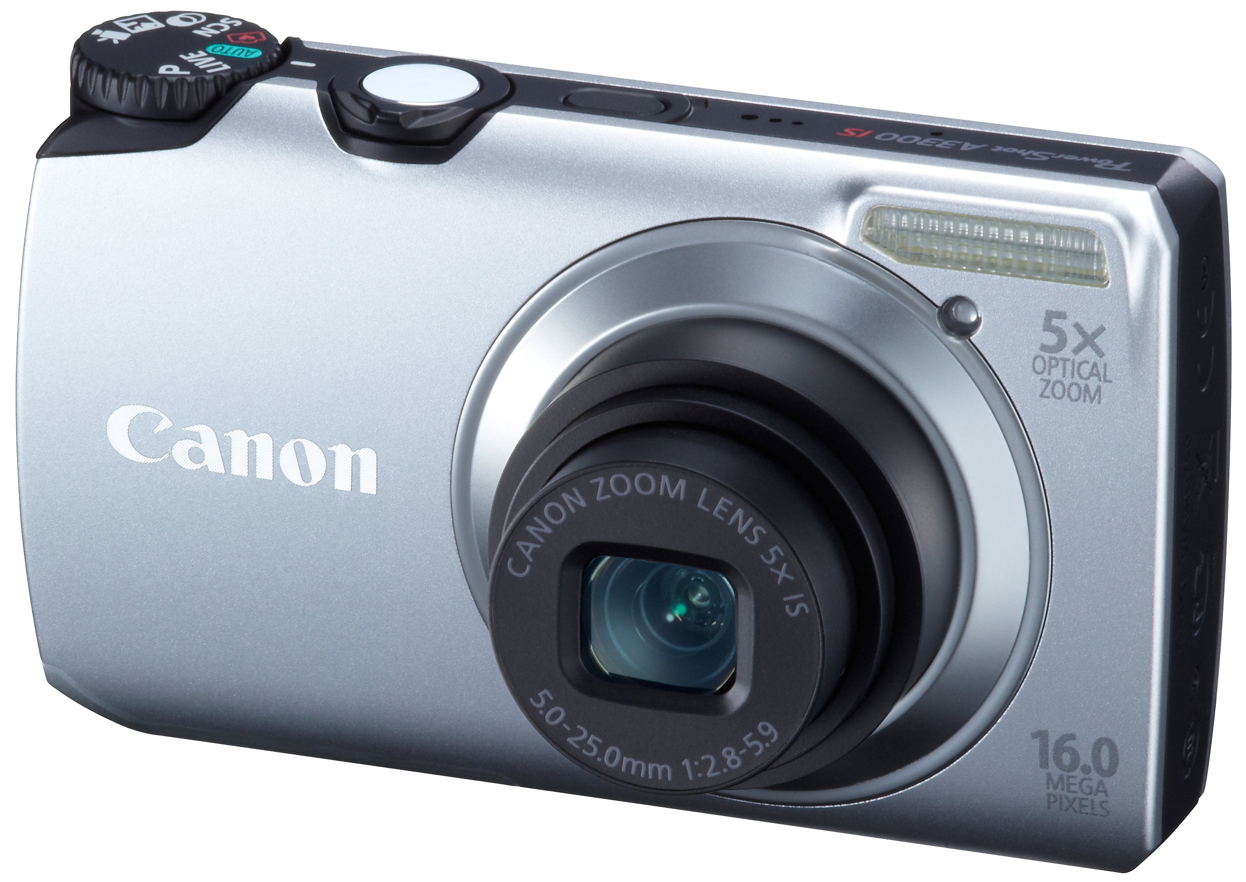 【中古】【非常に良い】Canon デジタルカメラ PSA3300ISシルバー PSA3300IS(SL) 1600万画素 光学5倍ズーム 3.0型液晶