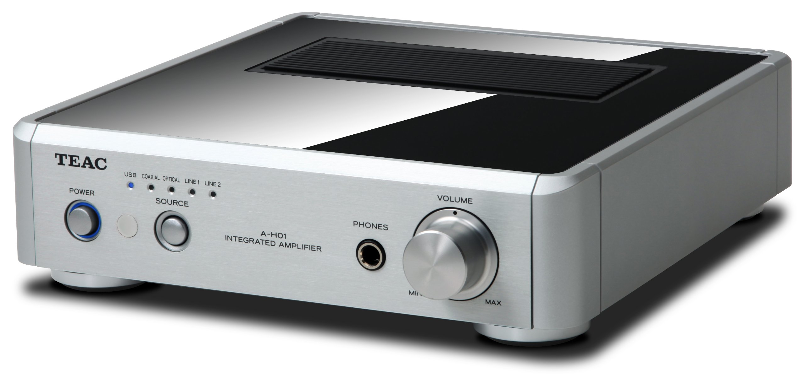 【中古】【非常に良い】TEAC Reference 01 USB DAC/ステレオプリメインアンプ シルバー A-H01-S|スカイマーケットプラス