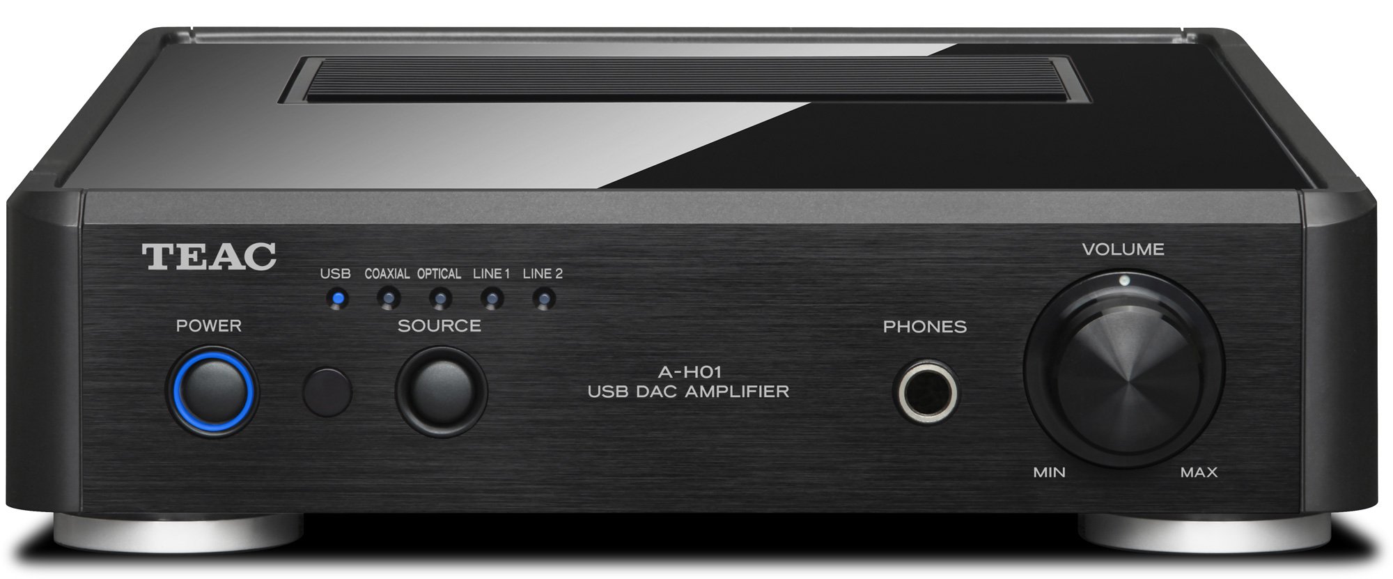 【中古】【人並み外れたに好いたらしい】TEAC Reference 01 USB DAC/ステレオプリメインアンプ 黒いこと A-H01-B