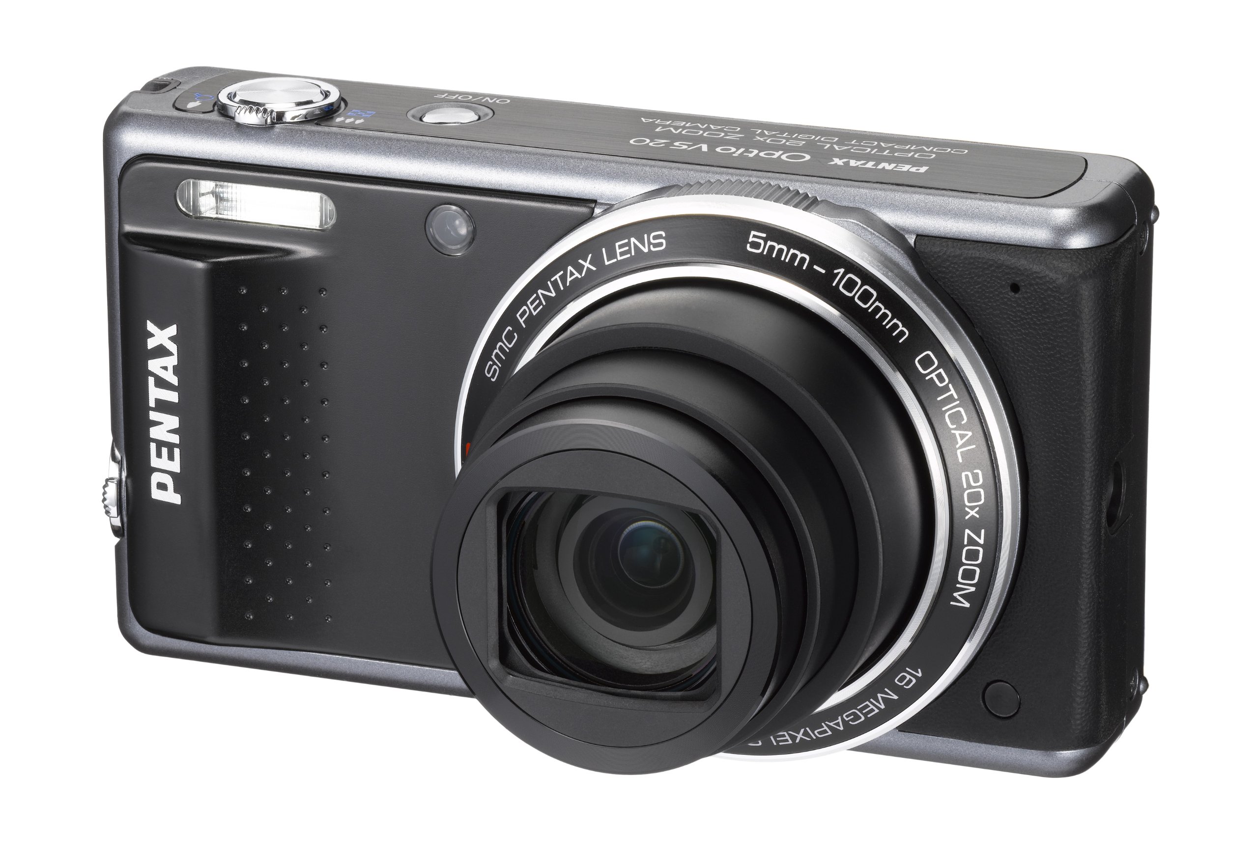 【中古】【非常に良い】PENTAX デジタルカメラ Optio VS20(ノーブルブラック)1600万画素 28mm 20倍 小型軽量 OPTIOVS20BK
