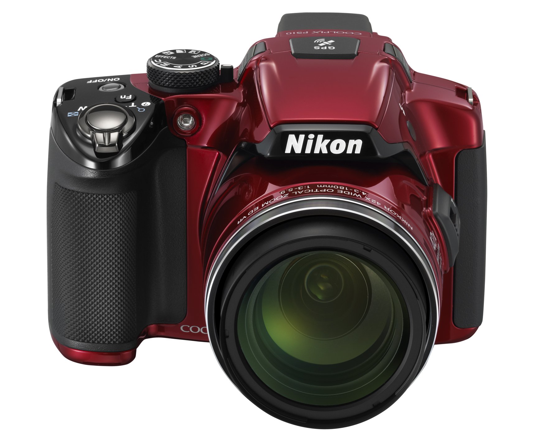 【中古】【非常に良い】Nikon デジタルカメラ COOLPIX (クールピクス) P510 レッド P510RD