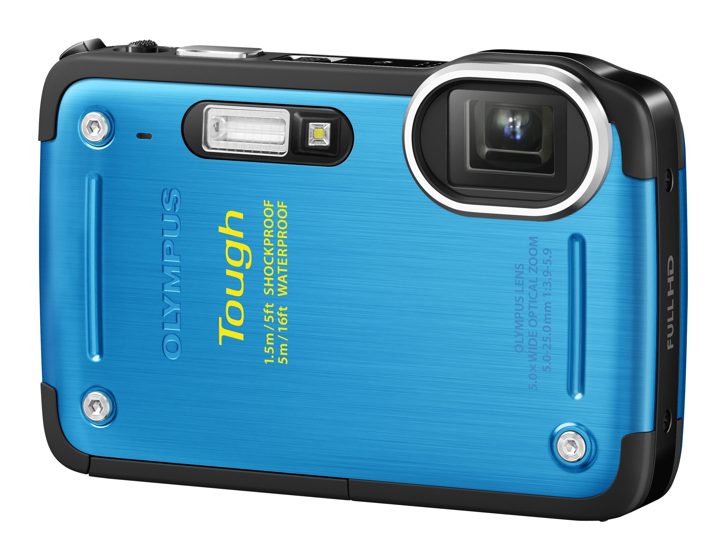 【中古】【非常に良い】OLYMPUS デジタルカメラ TG-620 1200万画素 5m防水 1.5m耐落下衝撃 裏面照射型CMOS ブルー TG-620 BLU