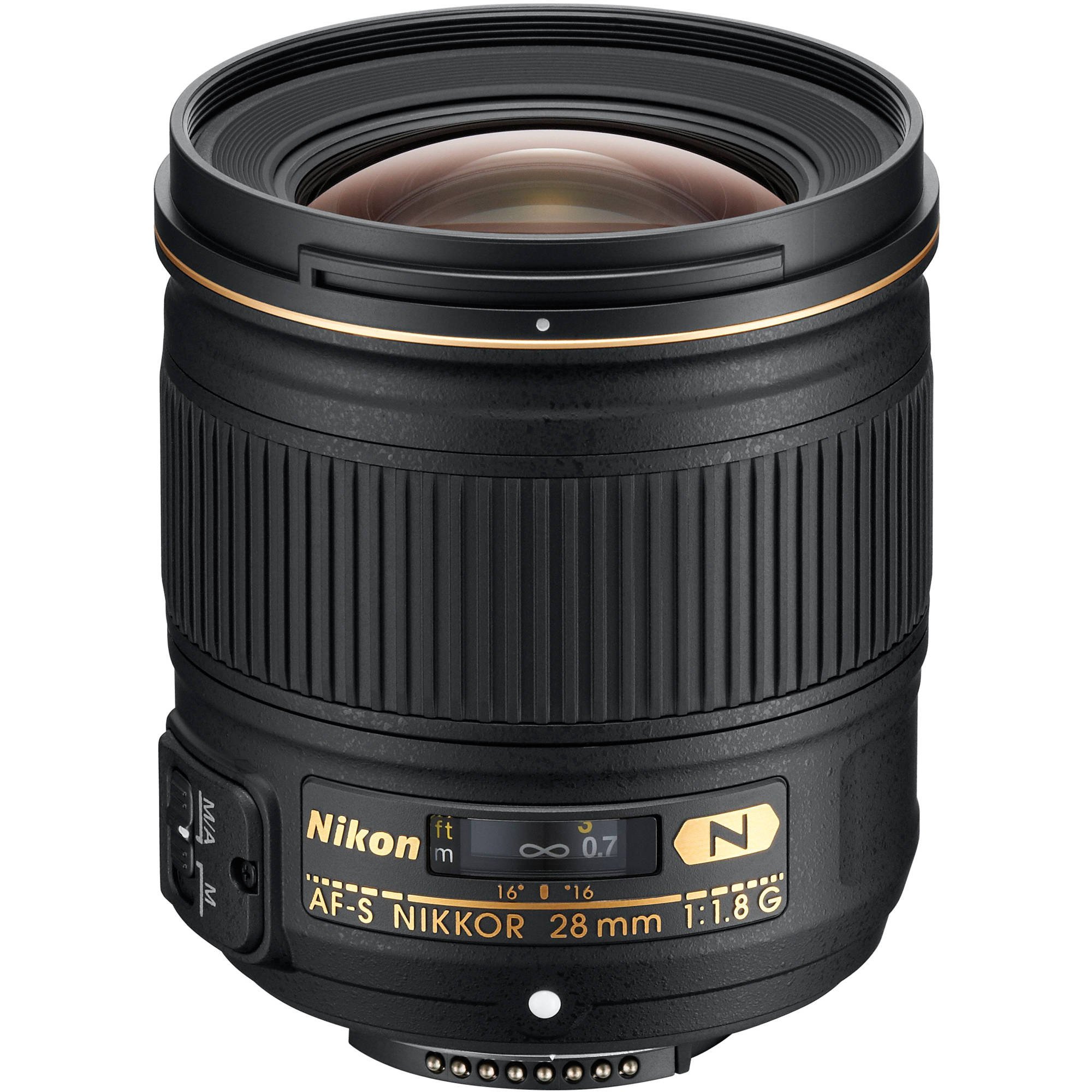 【中古】【非常に良い】Nikon 単焦点レンズ AF-S NIKKOR 28mm f/1.8G フルサイズ対応