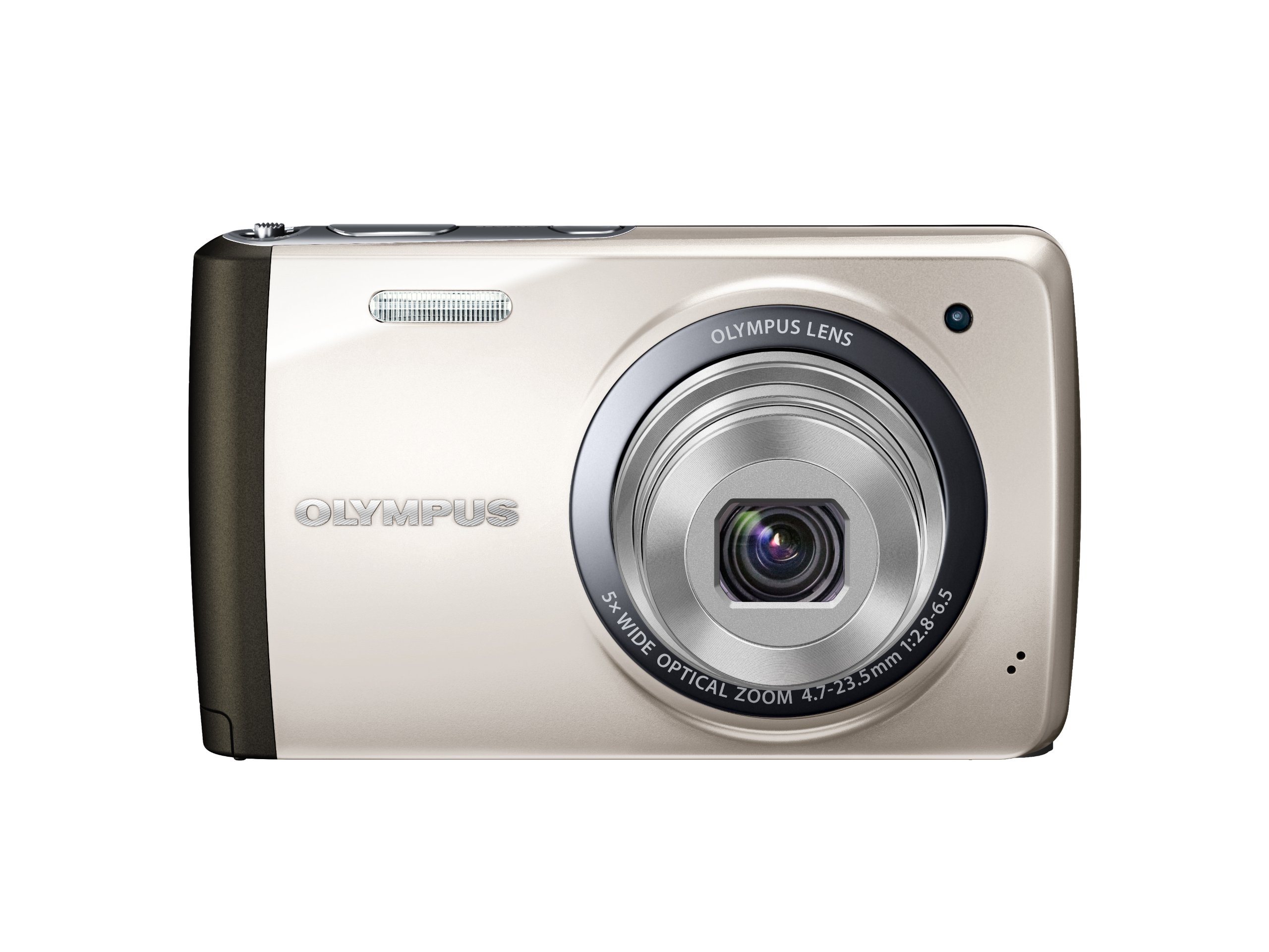 【中古】【非常に良い】OLYMPUS デジタルカメラ STYLUS VH-410 シルバー 1600万画素CCD 光学5倍ズーム 広角26mm 3.0型タッチパネルLCD VH-410 SLV|スカイマーケットプラス