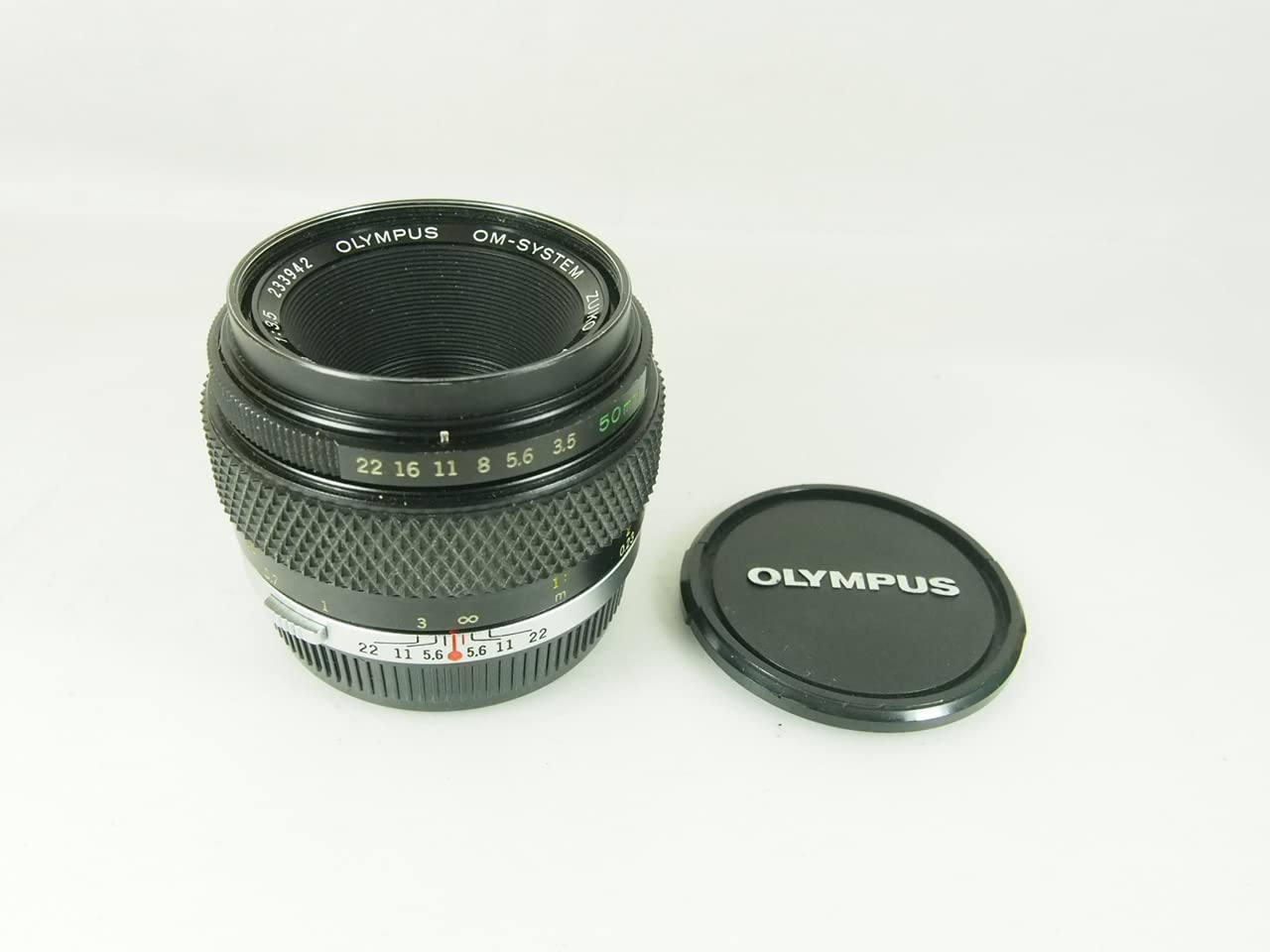 【中古】【人並み外れたに似つかわしい】Olympus MF水晶体 OM 50粍 F3.5 macro