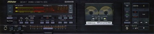 【中古】【非常に良い】VICTOR カセットデッキ DD-VR77 ケーブル付き