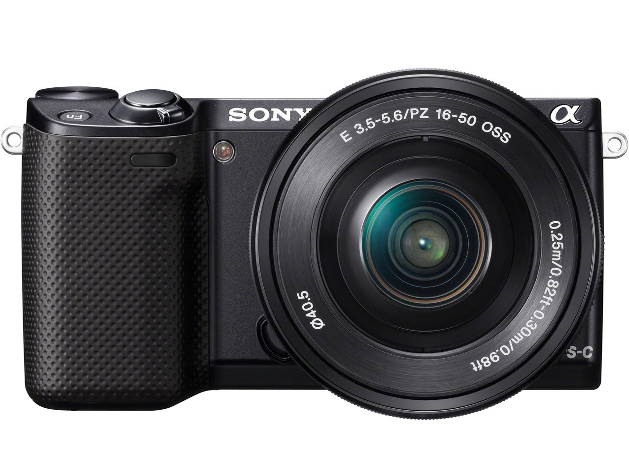【中古】【非常に良い】SONY ミラーレス一眼 α NEX-5R パワーズームレンズキット E PZ 16-50mm F3.5-5.6 OSS付属 ブラック NEX-5RL/B