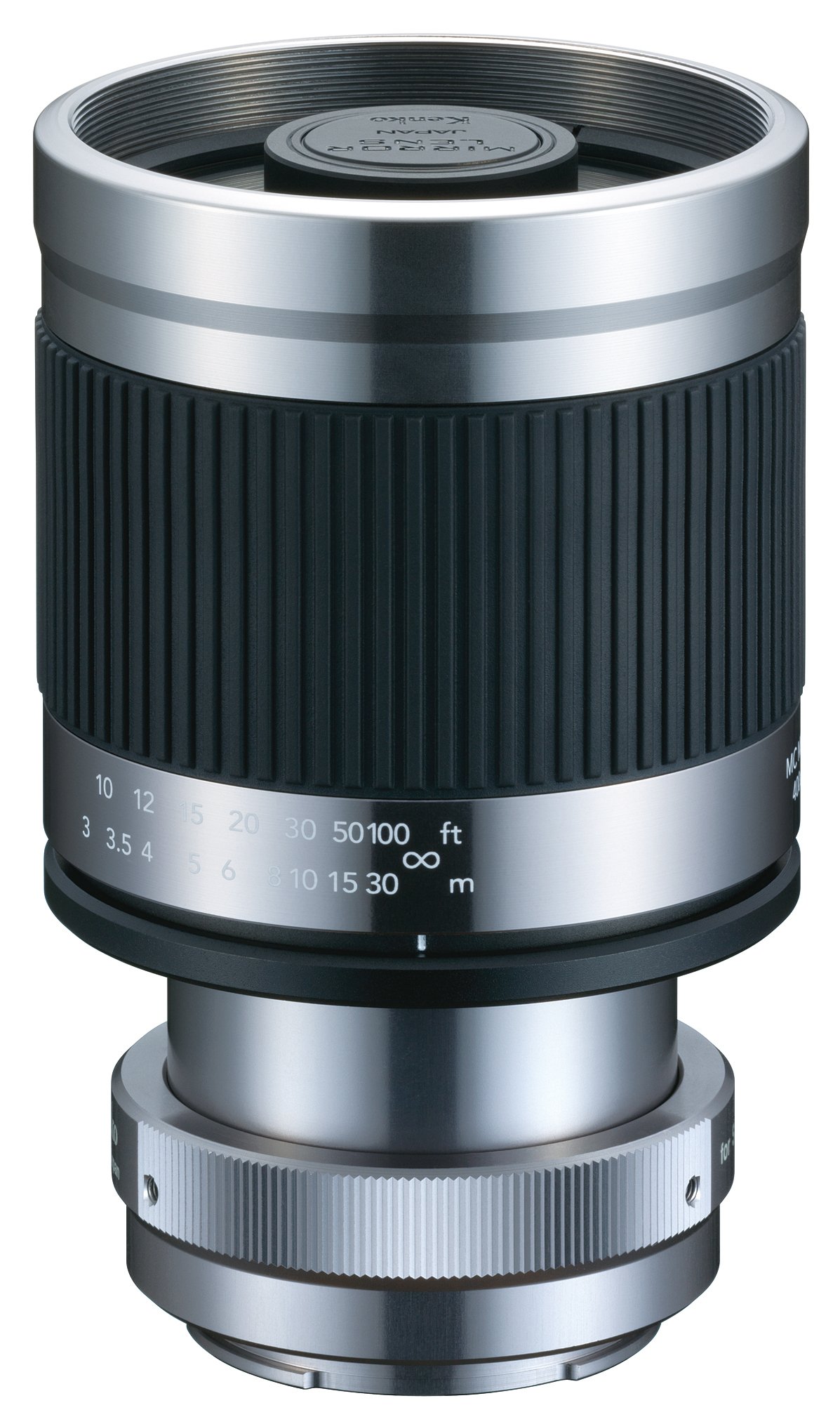 【中古】【非常に良い】Kenko 望遠レンズ ミラーレンズ 400mm F8 マニュアルフォーカス フード付属 ソニーαE用 チタン|スカイマーケットプラス