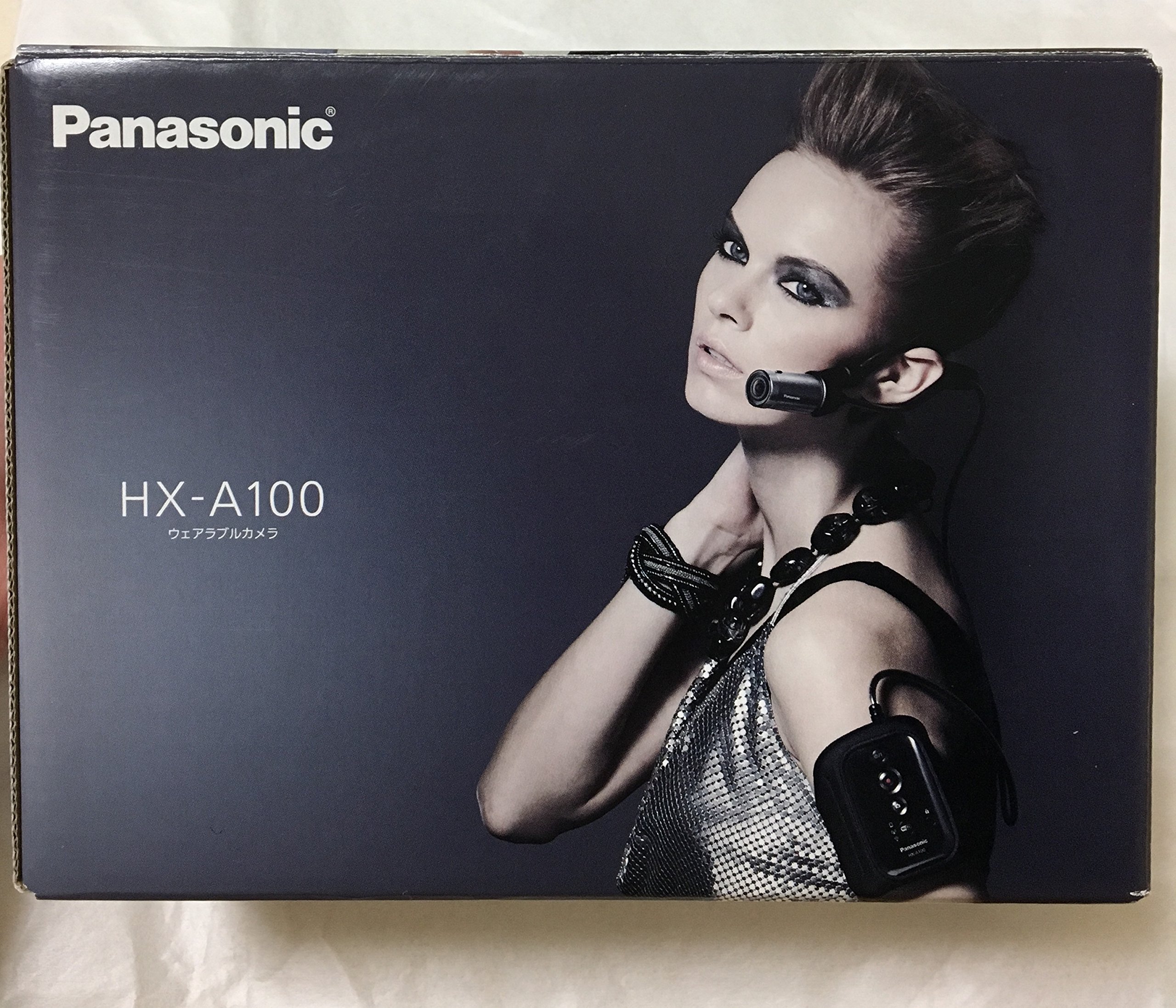 【中古】【人並み外れたに好いたらしい】パナソニック ウェアラブルカメラ 黒いこと HX-A100-K