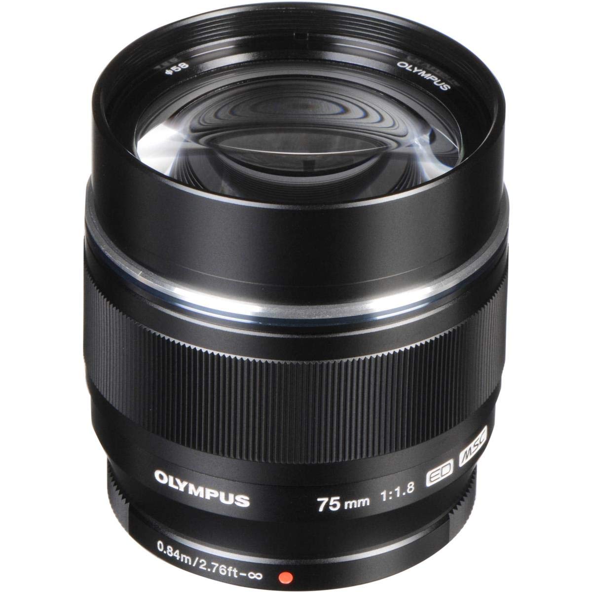 【中古】【非常に良い】Olympus M.Zuiko Digital - Telephoto lens - 75 mm - f/1.8 ED - Micro Four Thirds