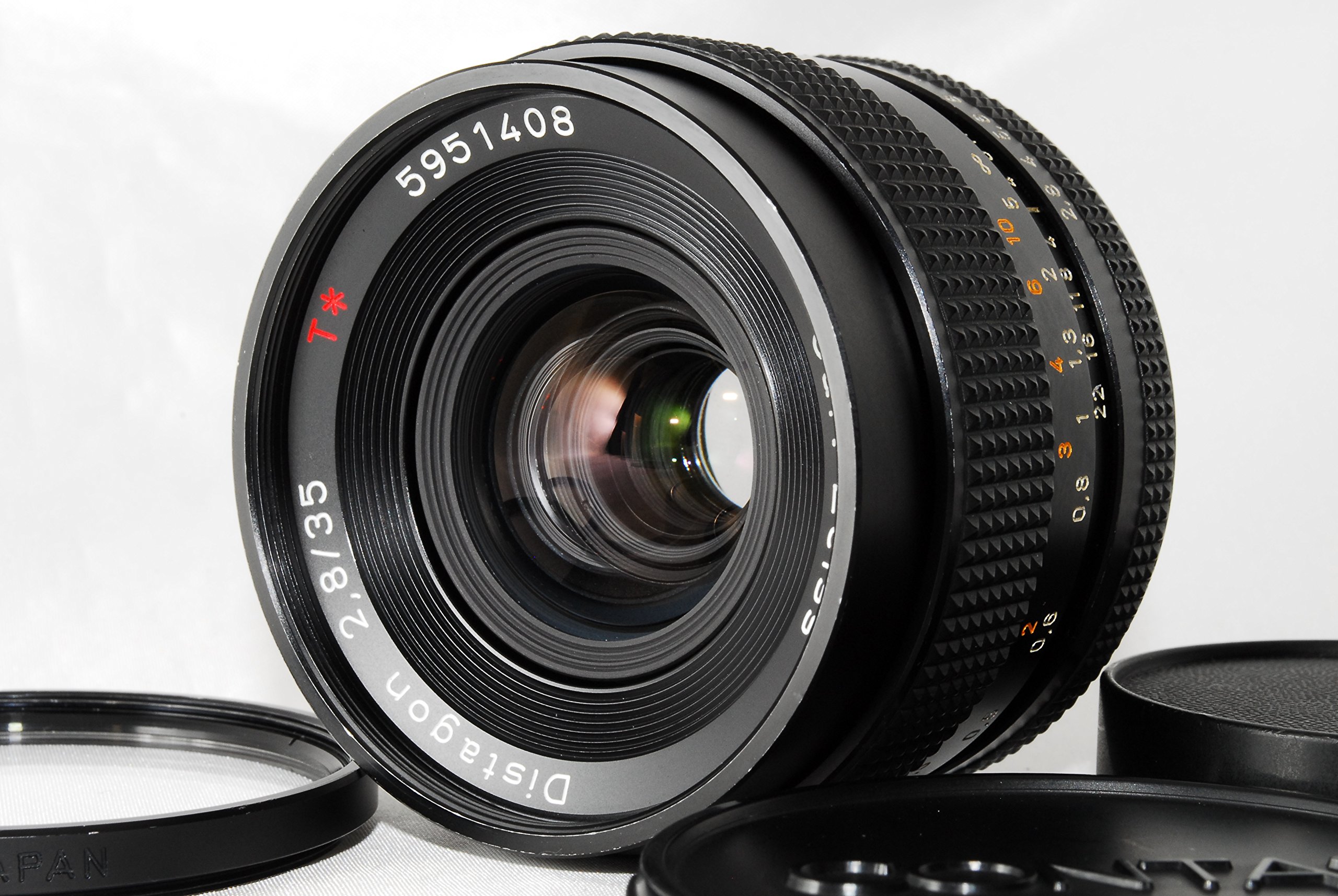 【中古】【人並み外れたに似つかわしい】コンタックス Carl Zeiss Distagon 35粍 F2.8 F/2.8 AEJ T*