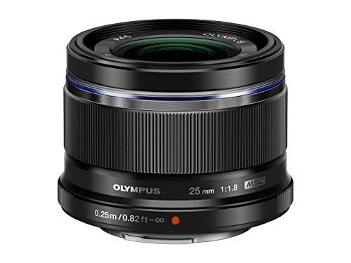 【中古】【人並み外れたに好いたらしい】OLYMPUS 単興味の中心水晶体 M.ZUIKO DIGITAL 25粍 F1.8 BLK