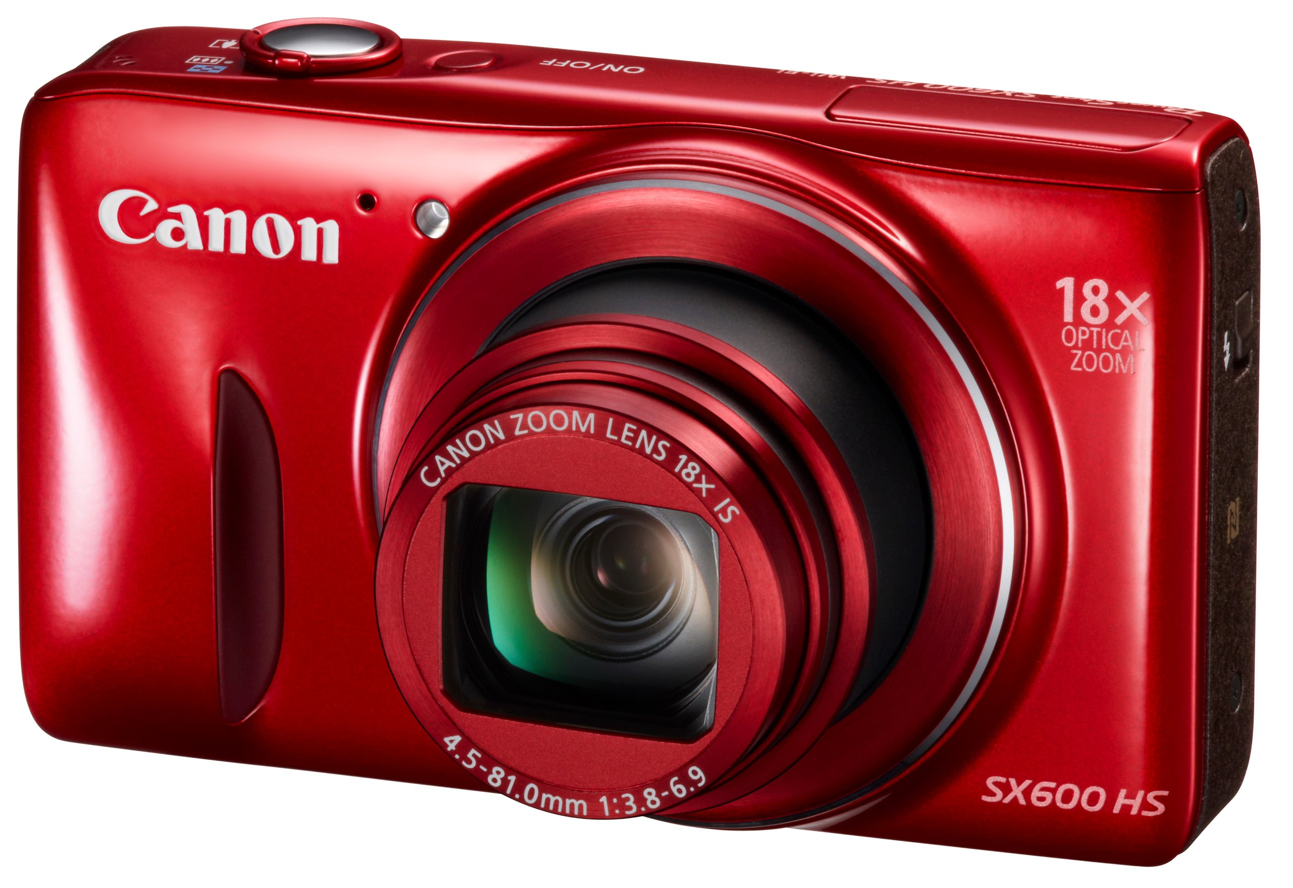 【中古】【人並み外れたに似つかわしい】Canon デジタル写真機 Power Shot SX600 HS 赤いこと 光学18倍望遠レンズ PSSX600HS(RE)