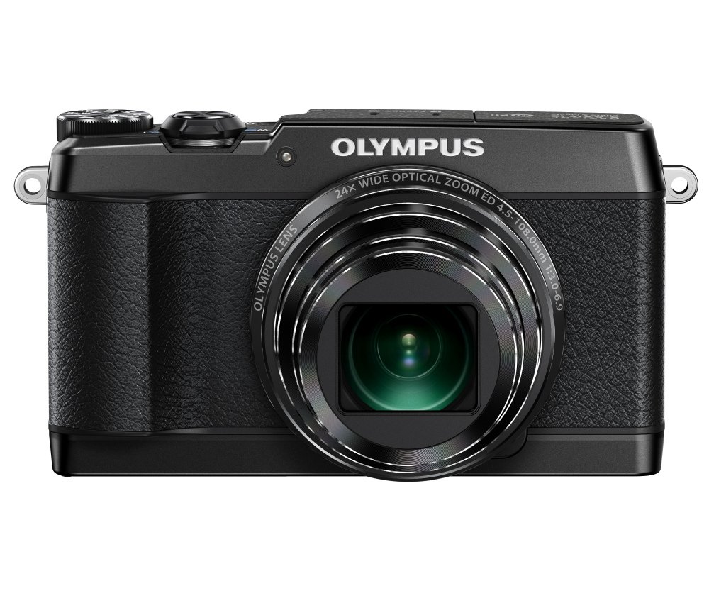 【中古】【人並み外れたに似つかわしい】OLYMPUS デジタル写真機 STYLUS SH-1 黒いこと 光学式5軸手ぶれ手を加える 光学24倍\u0026超解像48倍望遠レンズ SH-1 BLK