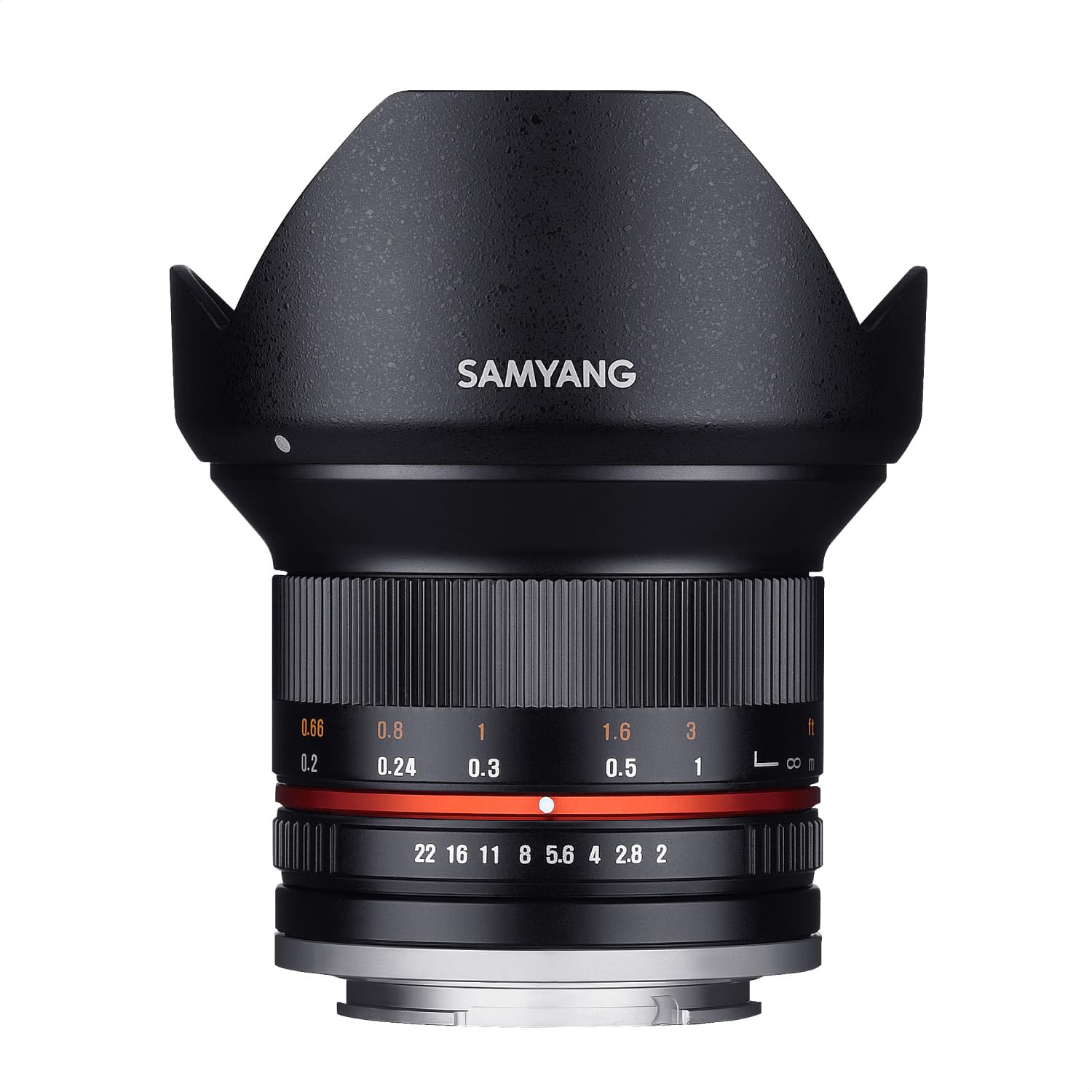 【中古】【非常に良い】SAMYANG 単焦点広角レンズ 12mm F2.0 ブラック マイクロフォーサーズ用 APS-C用