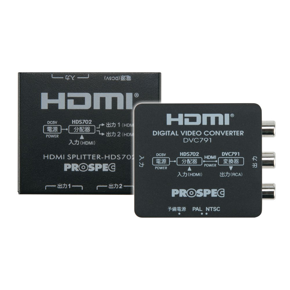 【中古】【非常に良い】PROSPEC HDMI変換アダプター DVC791｜スカイマーケットプラス
