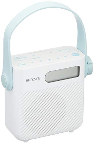【中古】【非常に良い】ソニー シャワーラジオ FM/AM/ワイドFM対応 防滴仕様 ICF-S80|スカイマーケットプラス