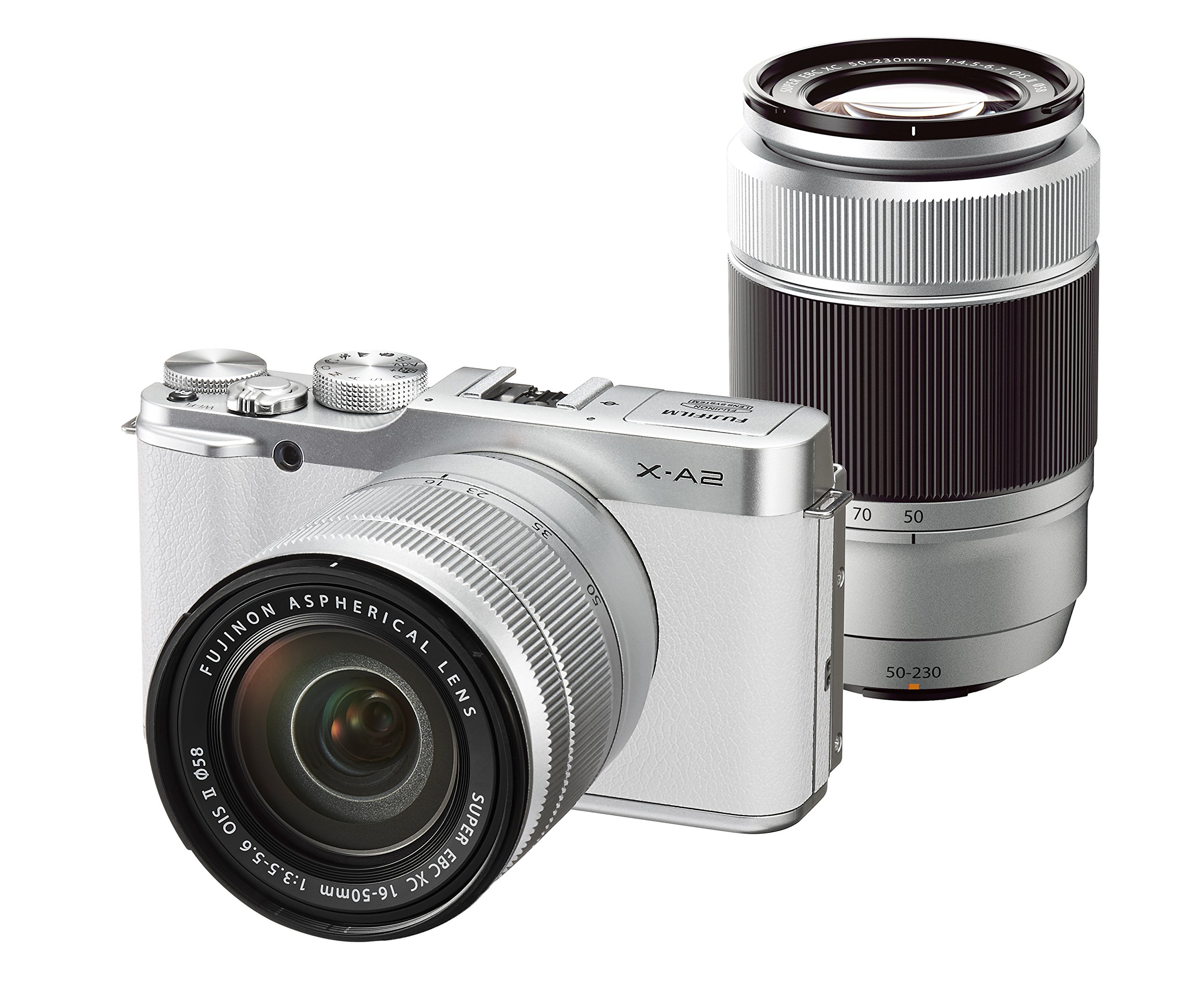 【中古】【非常に良い】FUJIFILM デジタルカメラミラーレス一眼 X-A2Wズームレンズキット ホワイト X-A2WH1650II/50230II 174,951円