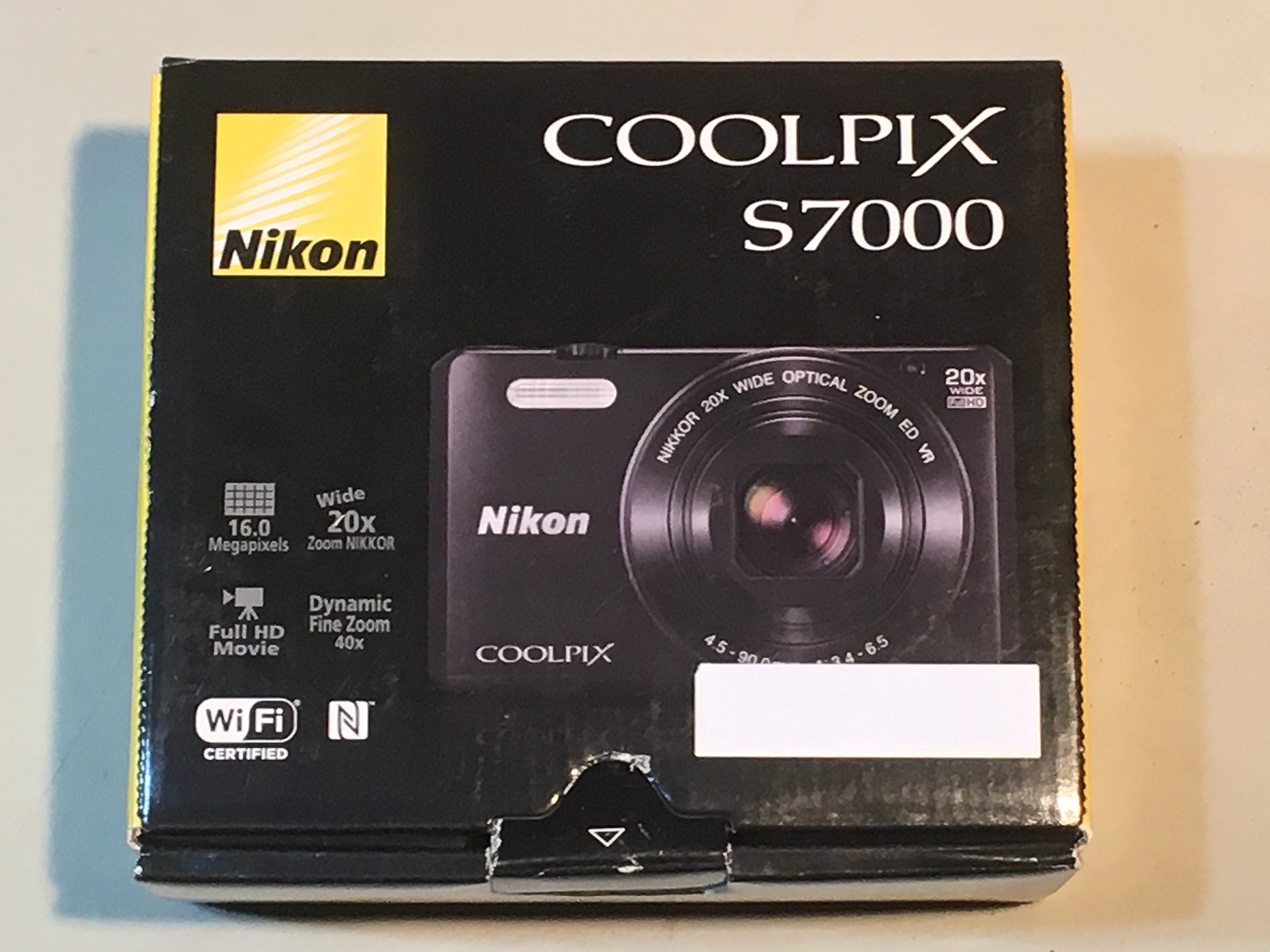【中古】【人並み外れたに似つかわしい】Nikon デジタル写真機 COOLPIX S7000 黒いこと S7000BK