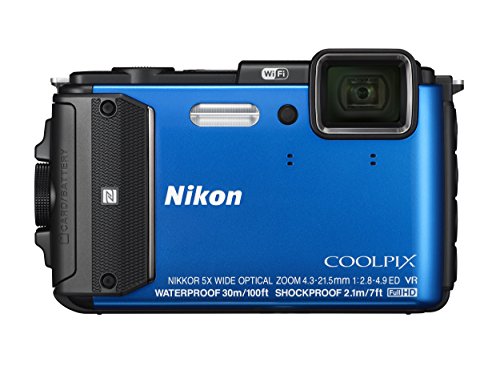 【中古】【人並み外れたに似つかわしい】Nikon デジタル写真機 COOLPIX AW130 青み
