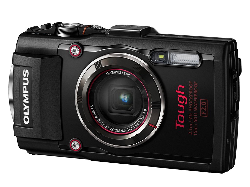 【中古】【非常に良い】OLYMPUS デジタルカメラ STYLUS TG-4 Tough ブラック 1600万画素CMOS F2.0 15m 防水 100kgf耐荷重 GPS+電子コンパス&内蔵Wi-Fi TG-4 BL