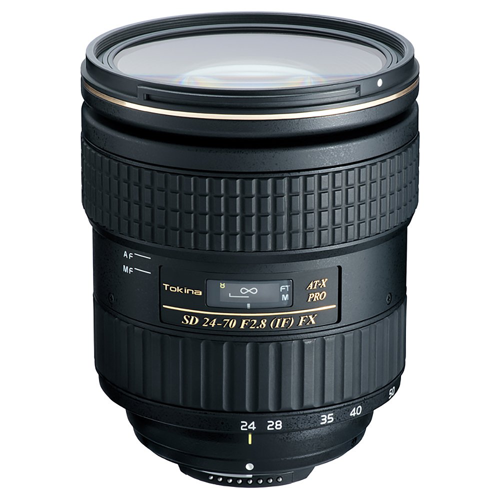 【中古】【非常に良い】Tokina 標準ズームレンズ AT-X 24-70 F2.8 PRO FX キヤノンEF用 フルサイズ対応 696880