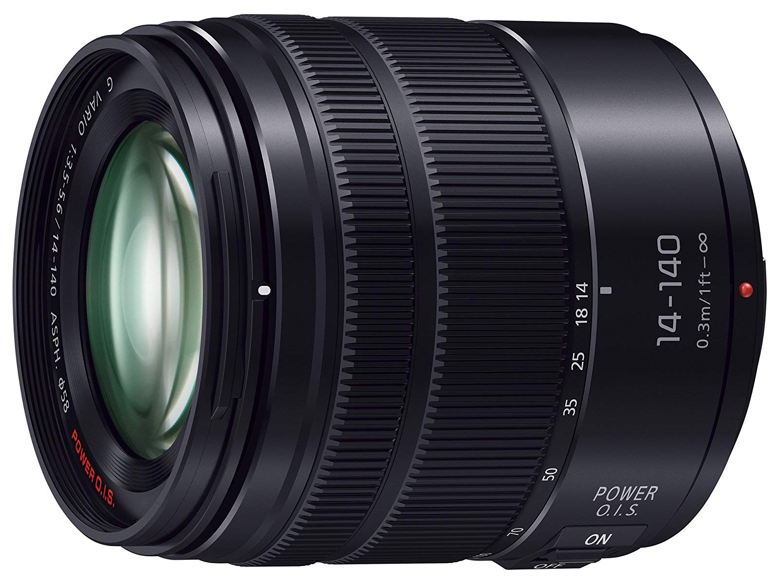 【中古】【非常に良い】パナソニック 標準ズームレンズ マイクロフォーサーズ用 ルミックス G VARIO 14-140mm/F3.5-5.6 ASPH./POWER O.I.S. ブラック H-FS14140-KA