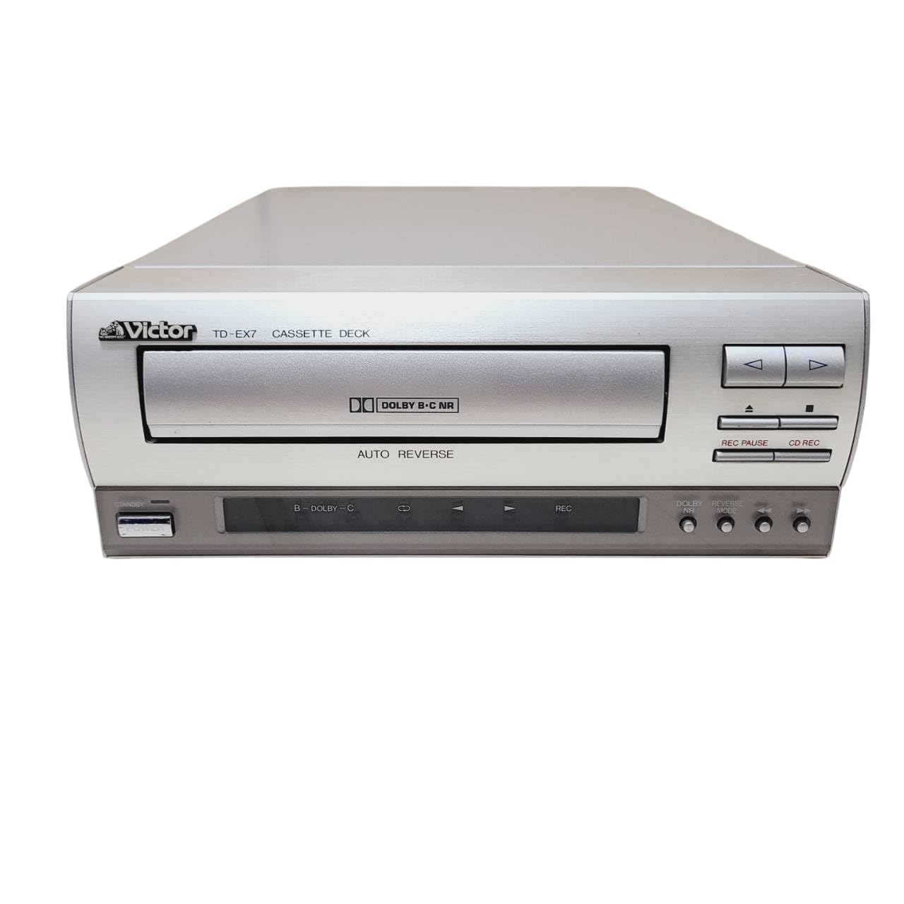 【中古】【人並み外れたに好いたらしい】Victor 勝利者 JVC TD-EX7 オートリバースカセットデッキ DOLBY NR-B/C申し受ける 単体構成要素 本体のみ オーディオ-コンポ用拡張ユニット-TV・オーディオ・カメラ