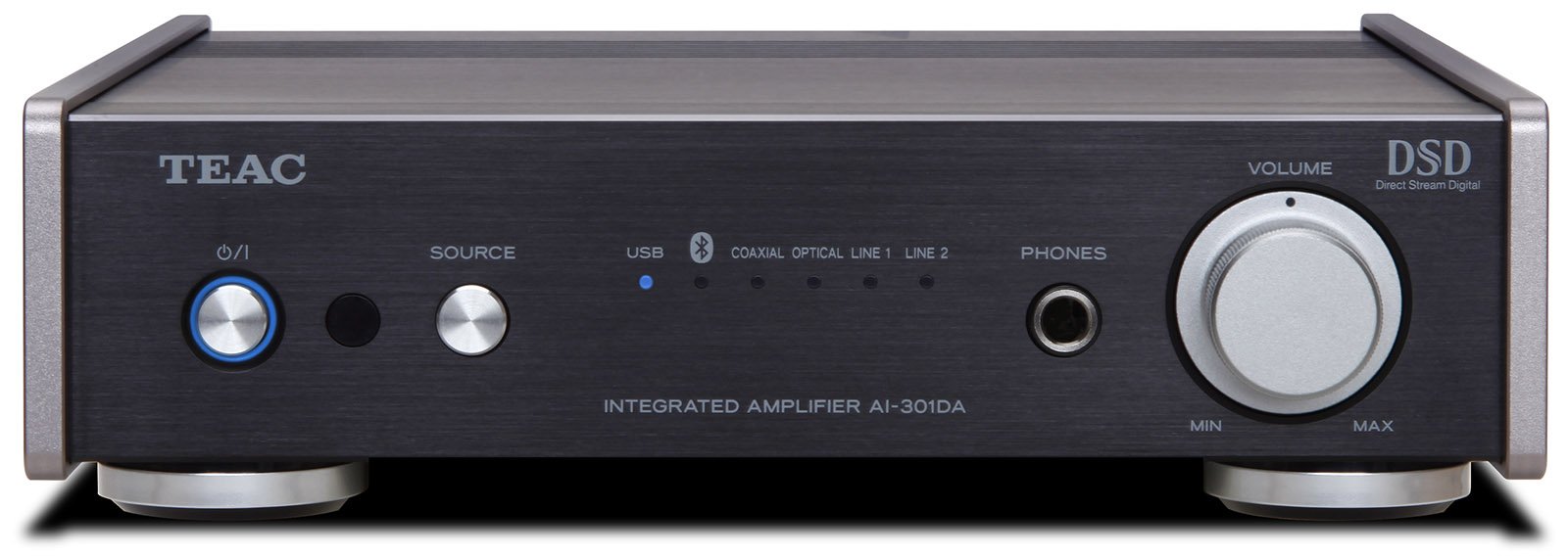 【中古】【人並み外れたに好いたらしい】TEAC USB DAC/ステレオプリメインアンプ 人工知能学-301DA-SP/B