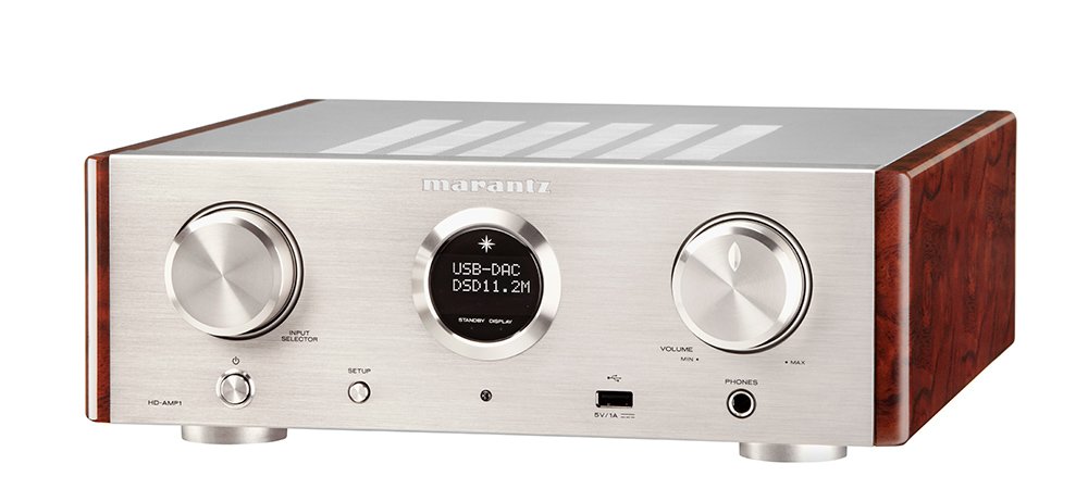 【中古】【非常に良い】マランツ Marantz HD-AMP1 プリメインアンプ ハイレゾ音源対応/USB-DAC シルバーゴールド HD-AMP1/FN