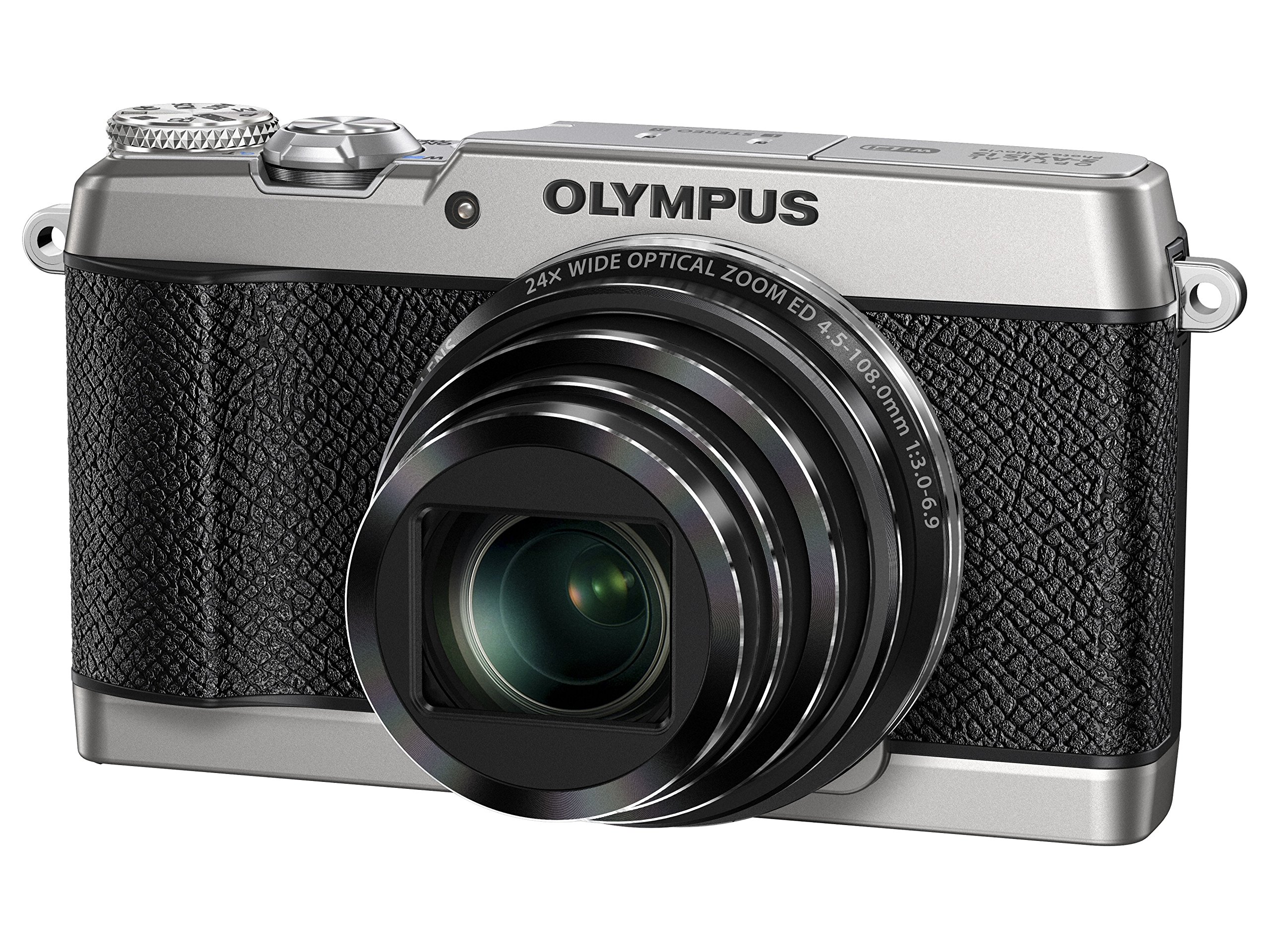 【中古】【人並み外れたに似つかわしい】OLYMPUS コンパクトデジタルカメラ STYLUS SH-3 しろがね色 光学式5軸手ぶれ手を加える 光学24倍\u0026超解像48倍望遠レンズ SH-3 SLV