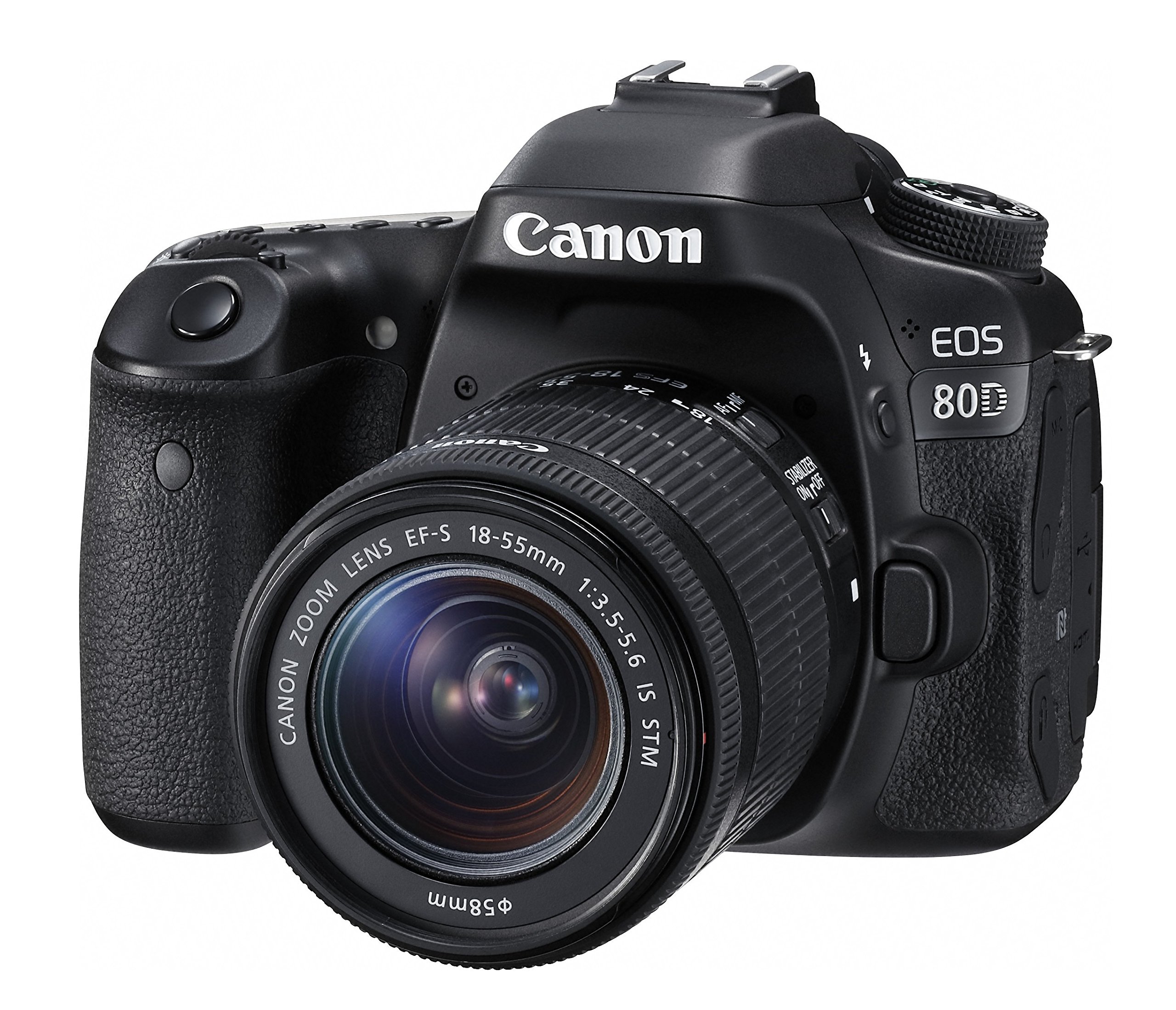 【中古】【非常に良い】Canon デジタル一眼レフカメラ EOS 80D レンズキット EF-S18-55mm F3.5-5.6 IS STM 付属 EOS80D1855ISSTMLK