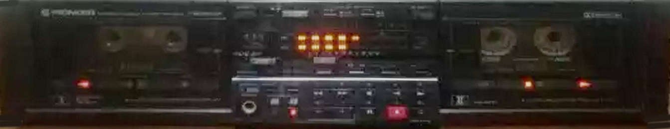 【中古】【非常に良い】pioneer Wカセットデッキ T-9090WR オリジナル布ダストカバー []