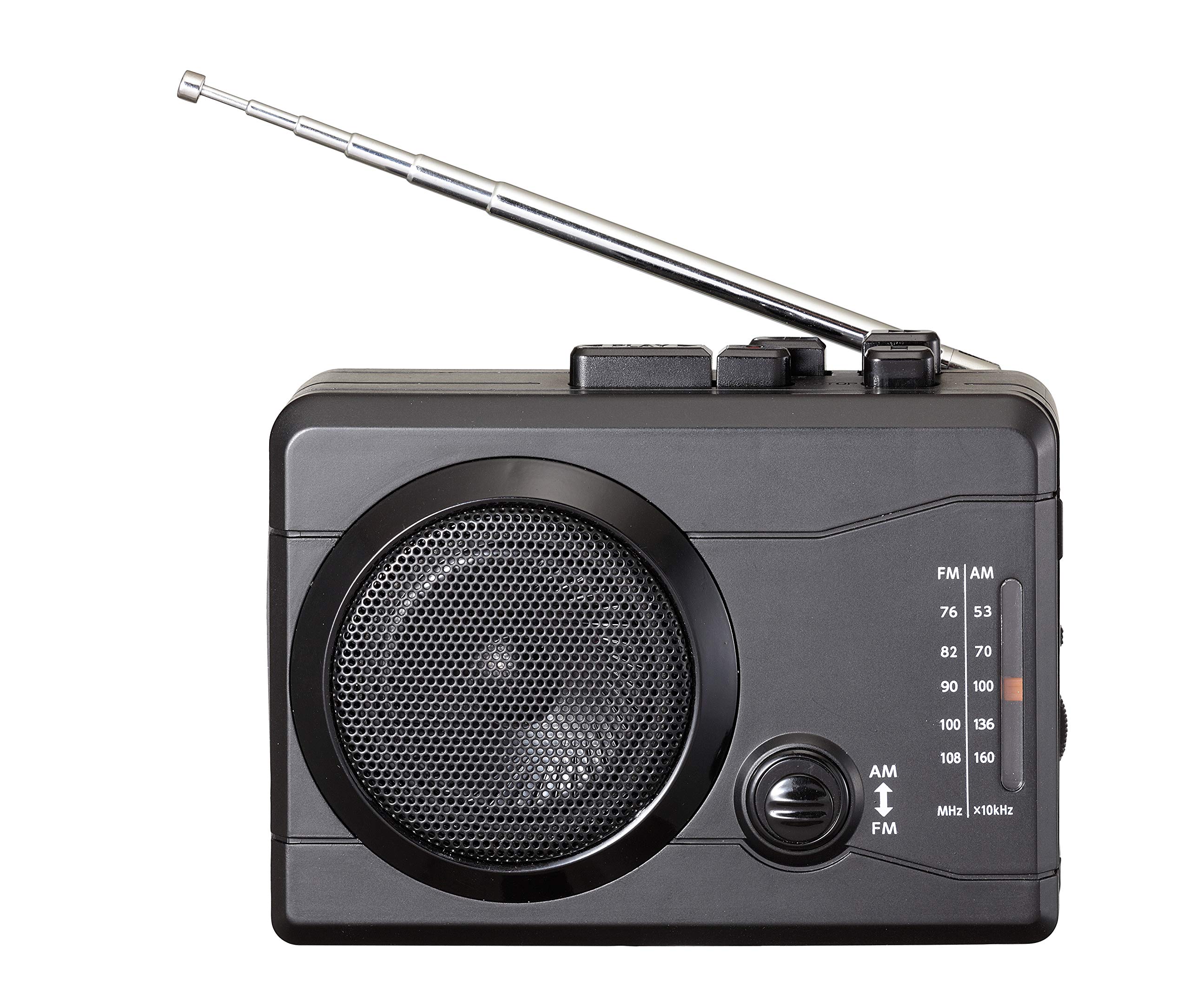 【中古】【非常に良い】キヨラカ AM/FMラジカセデジタル保存カセットレコーダー「楽々ラジカセ」KR-01｜スカイマーケットプラス 10,895円