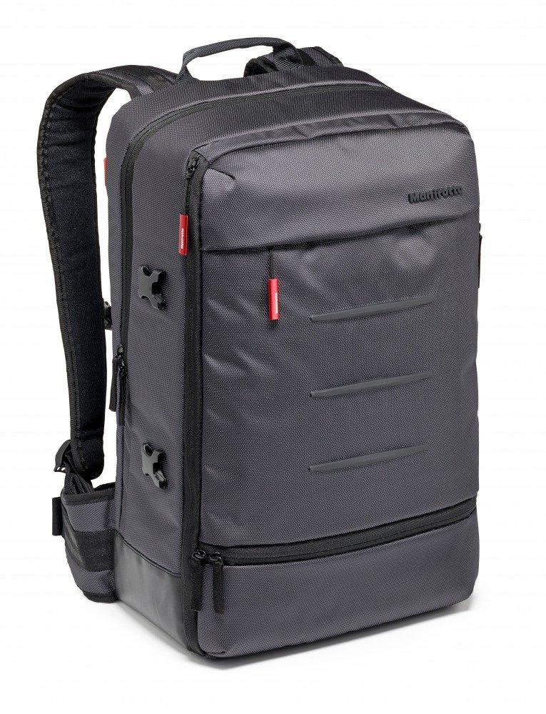 【中古】【人並み外れたに好いたらしい】マンフロット(Manfrotto) 写真機背嚢 Manhattan寄せあわせ 26.5L うしろ側風呂敷き包み ムーバー50 三脚架据え置き可 15.6inパソコン納める可 撥H材 MB MN-BP-MV