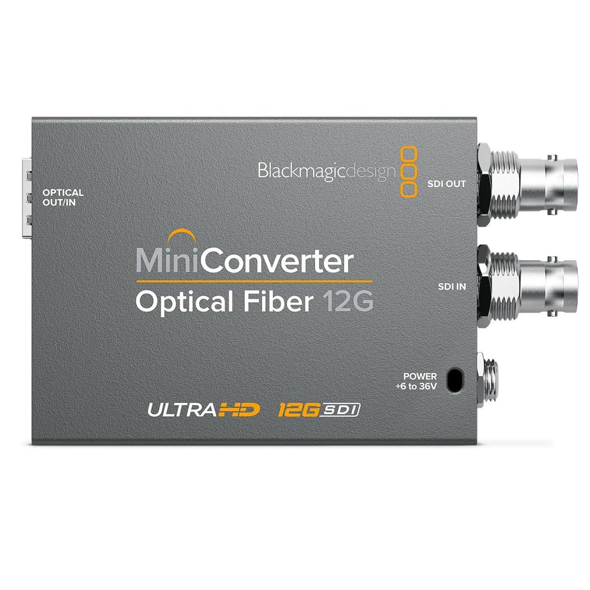 【中古】【人並み外れたに好いたらしい】ブラックマジックデザイン  Blackmagic Design 変換器 Mini Converter Optical Fiber 12G CONVMOF12G