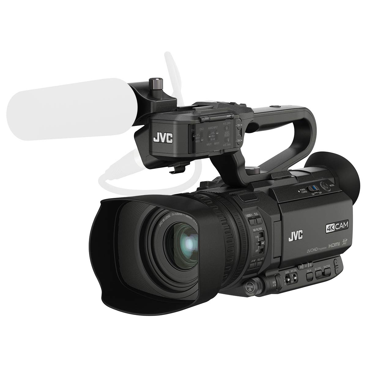 【中古】【非常に良い】JVC 4Kメモリーカードカメラレコーダー GY-HM175