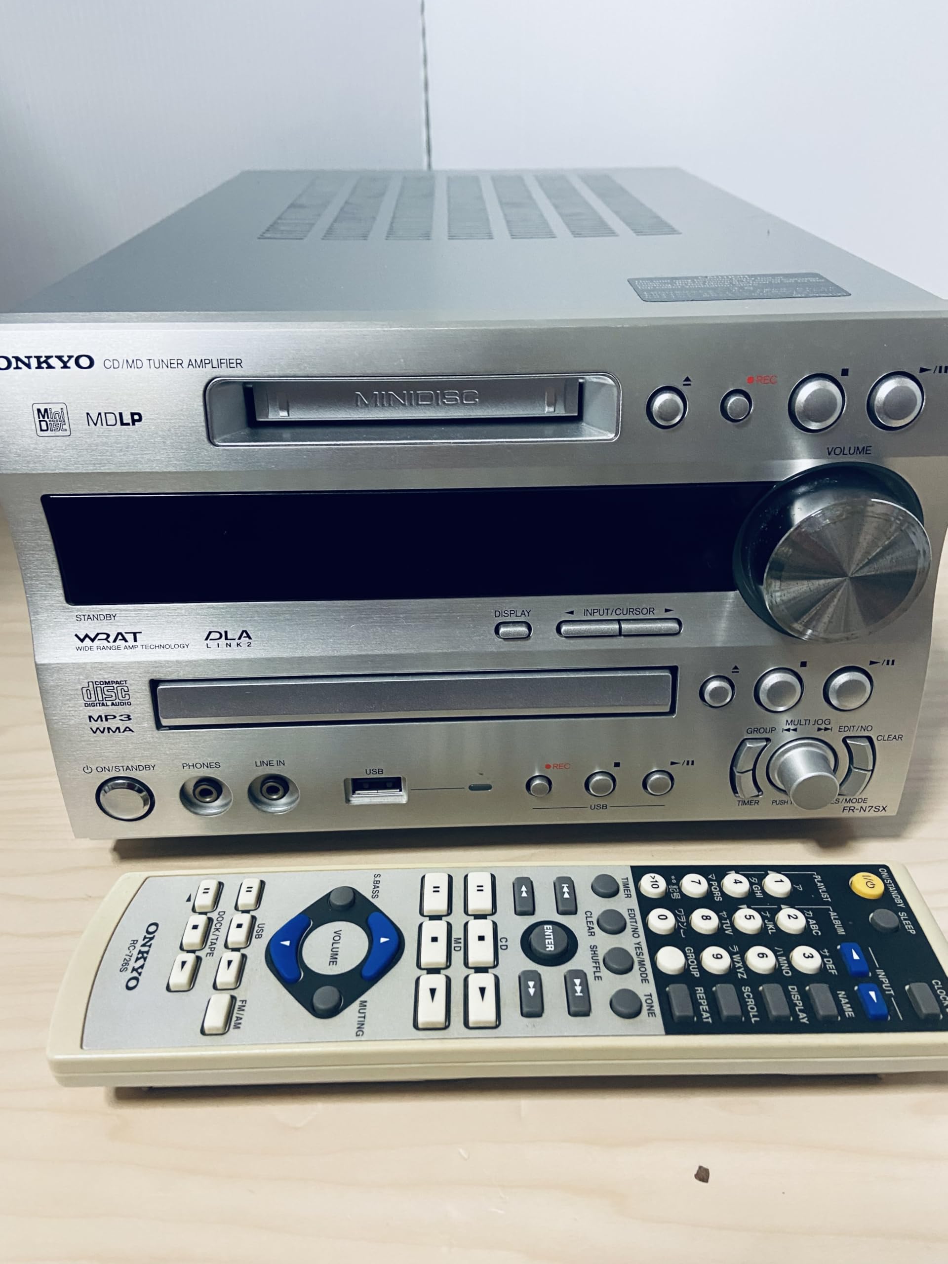 【中古】【非常に良い】ONKYO オンキョー FR-N7SX（CD/MDチューナーアンプシステム X-N7SXのセンターユニット部） 28,228円