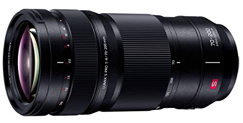 【中古】【非常に良い】パナソニック(Panasonic) 望遠ズームレンズ フルサイズミラーレス一眼 Lマウントシステム用 ルミックス LUMIX S PRO 70-200mm F4 O.I.S. ブラック S-R702｜スカイマーケットプラス